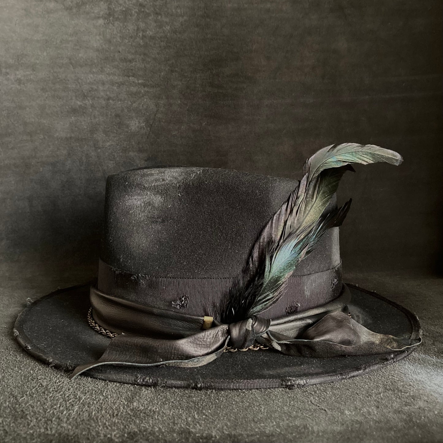 Rebellion black fedora hat