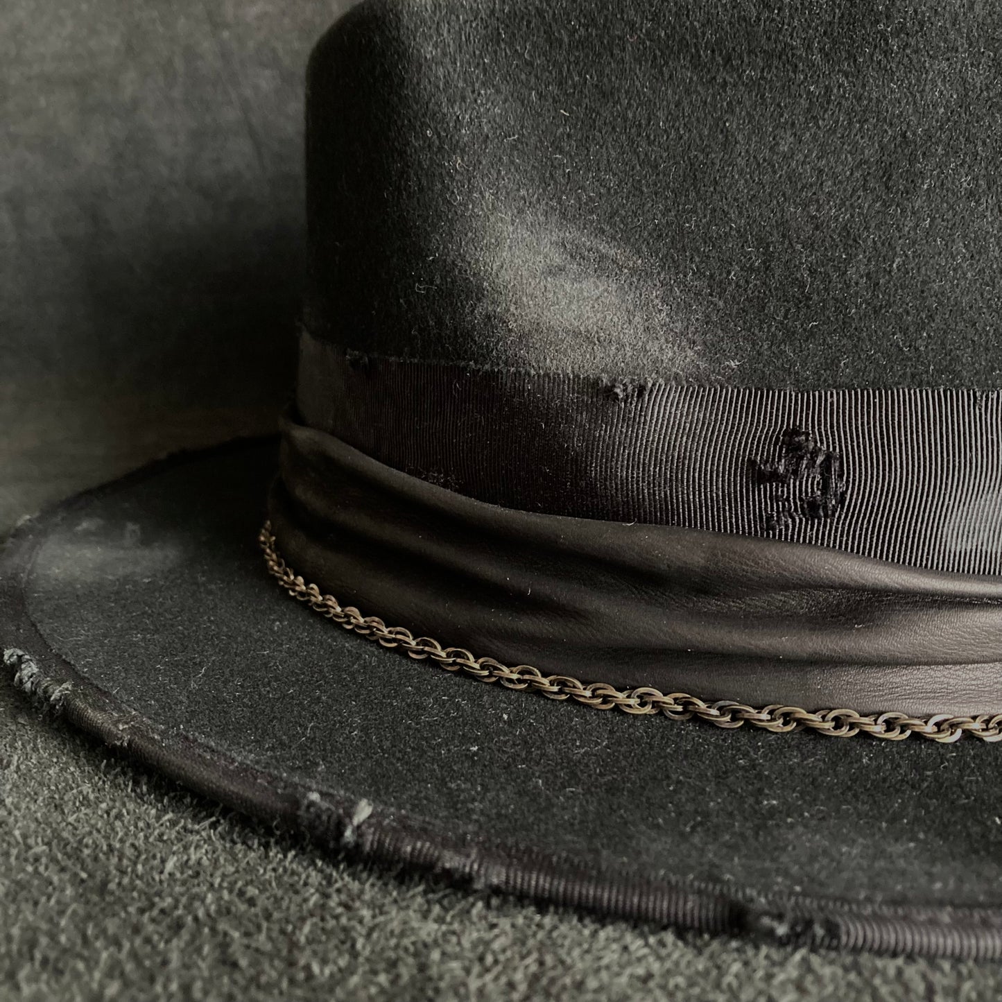 Rebellion black fedora hat