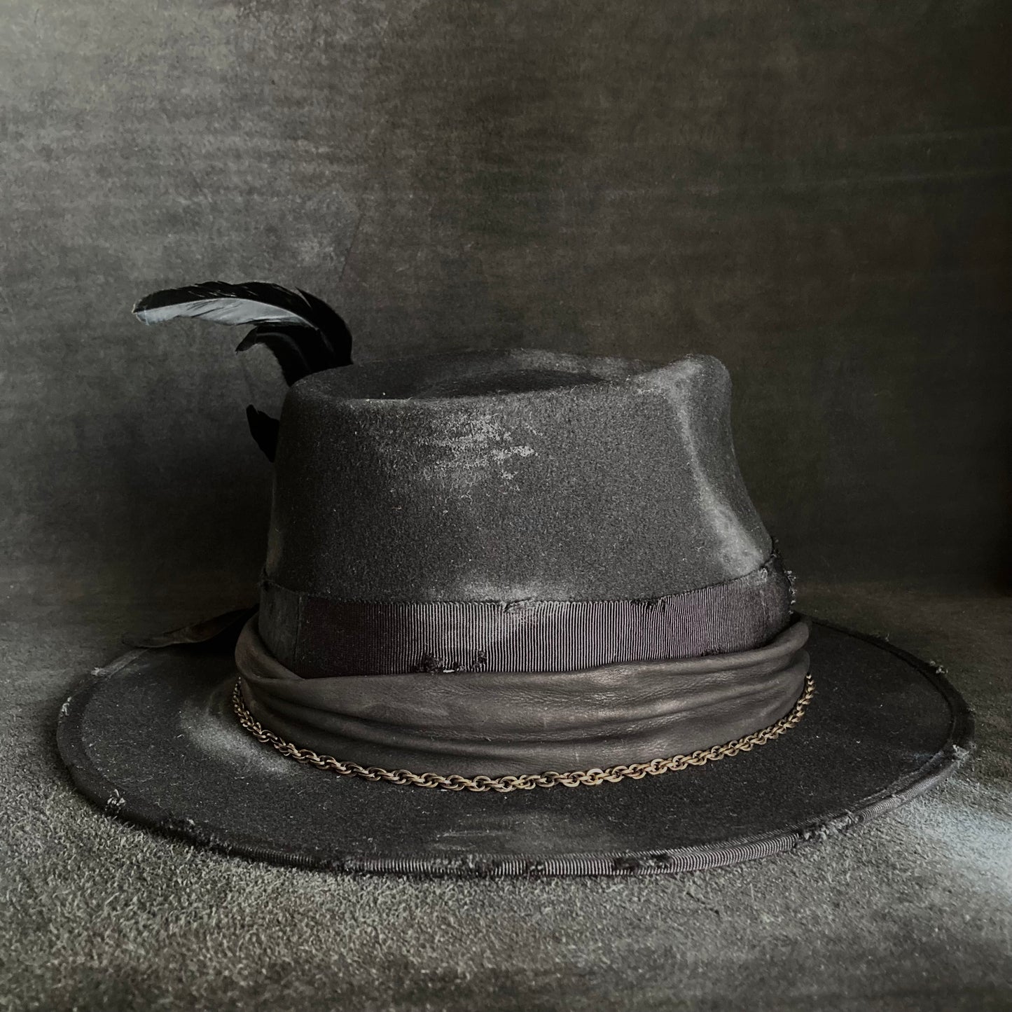 Rebellion black fedora hat