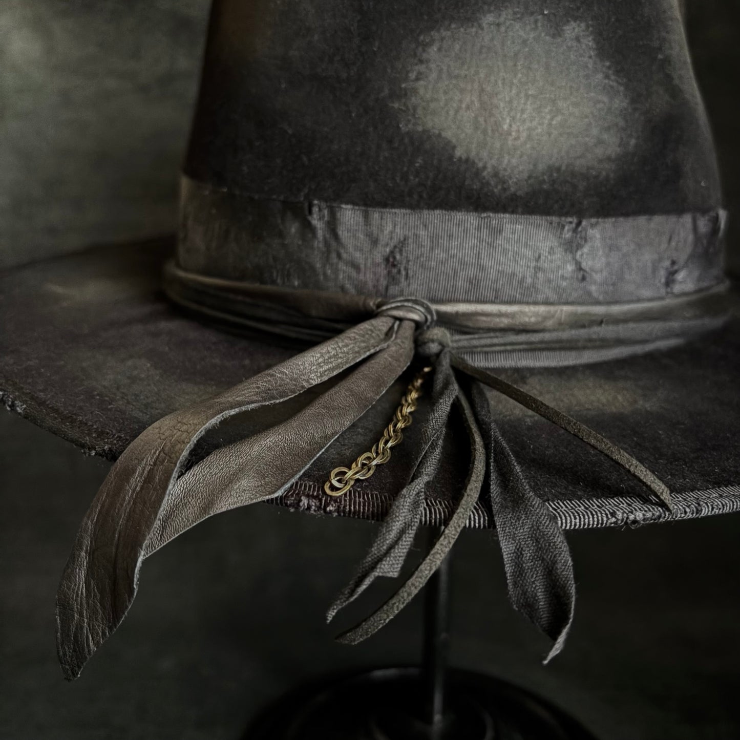 Burned bad black rabbit fedora