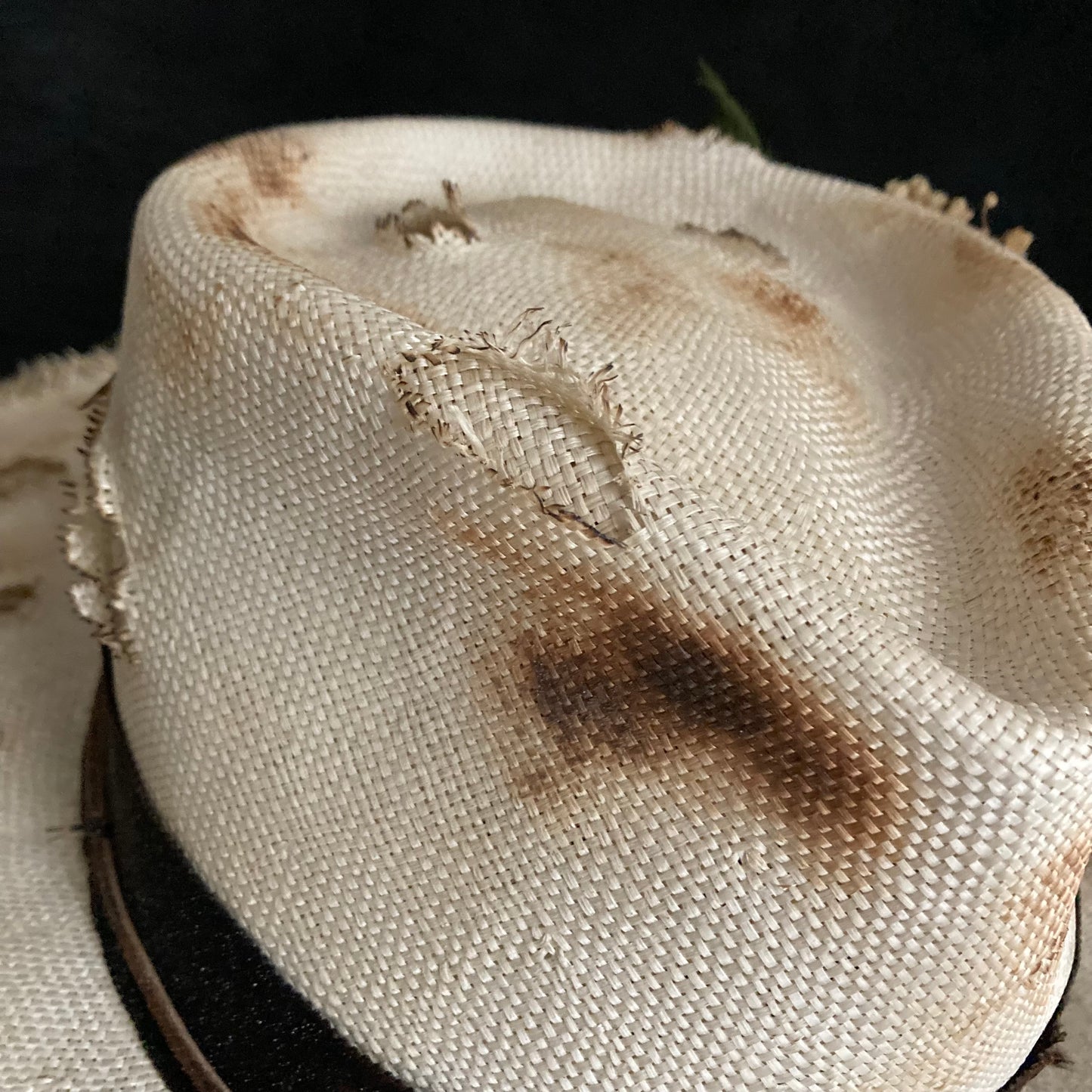 Double hole fedora hat