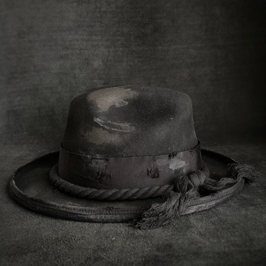 Damage wrap rope western hat