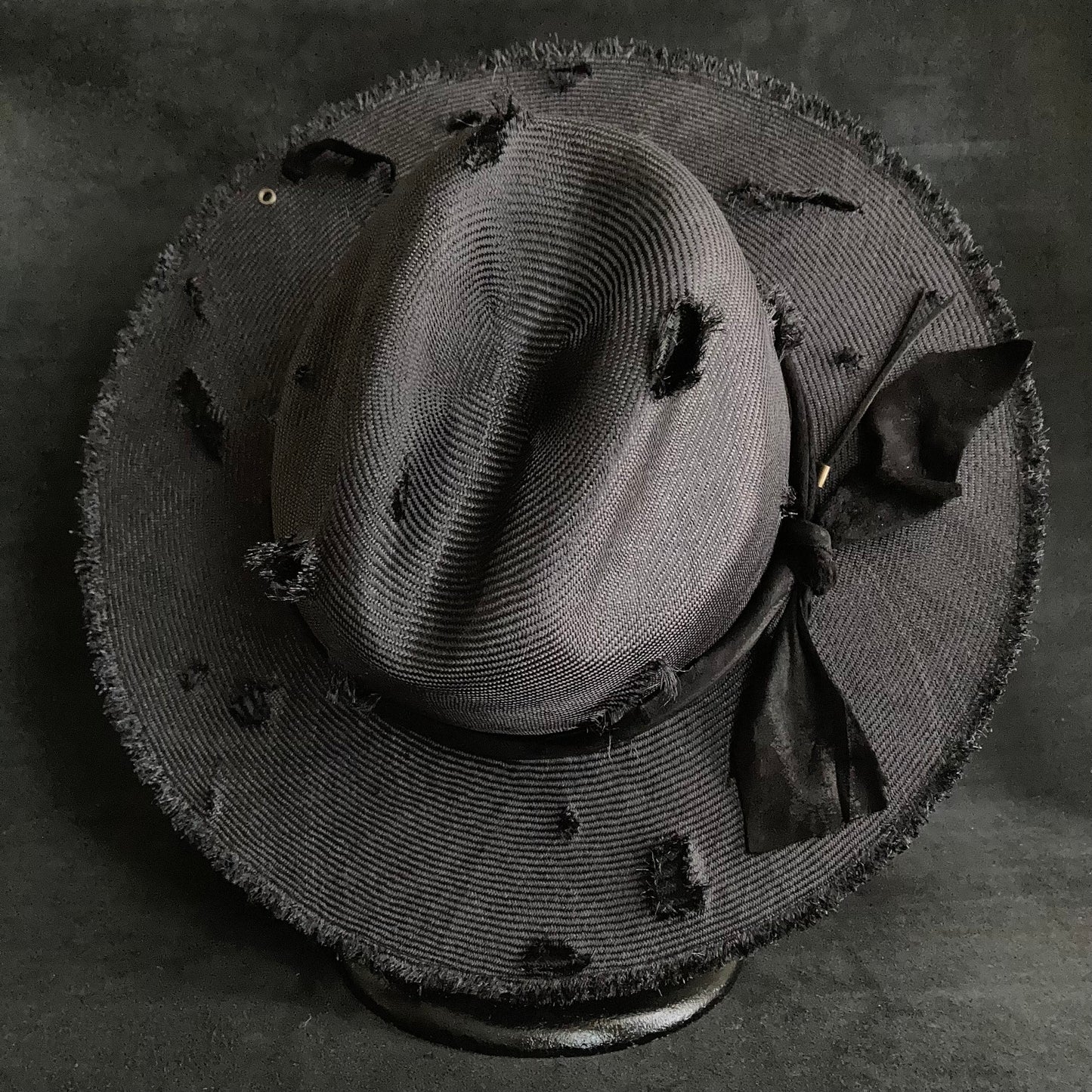 Double black sisol damage western  hat