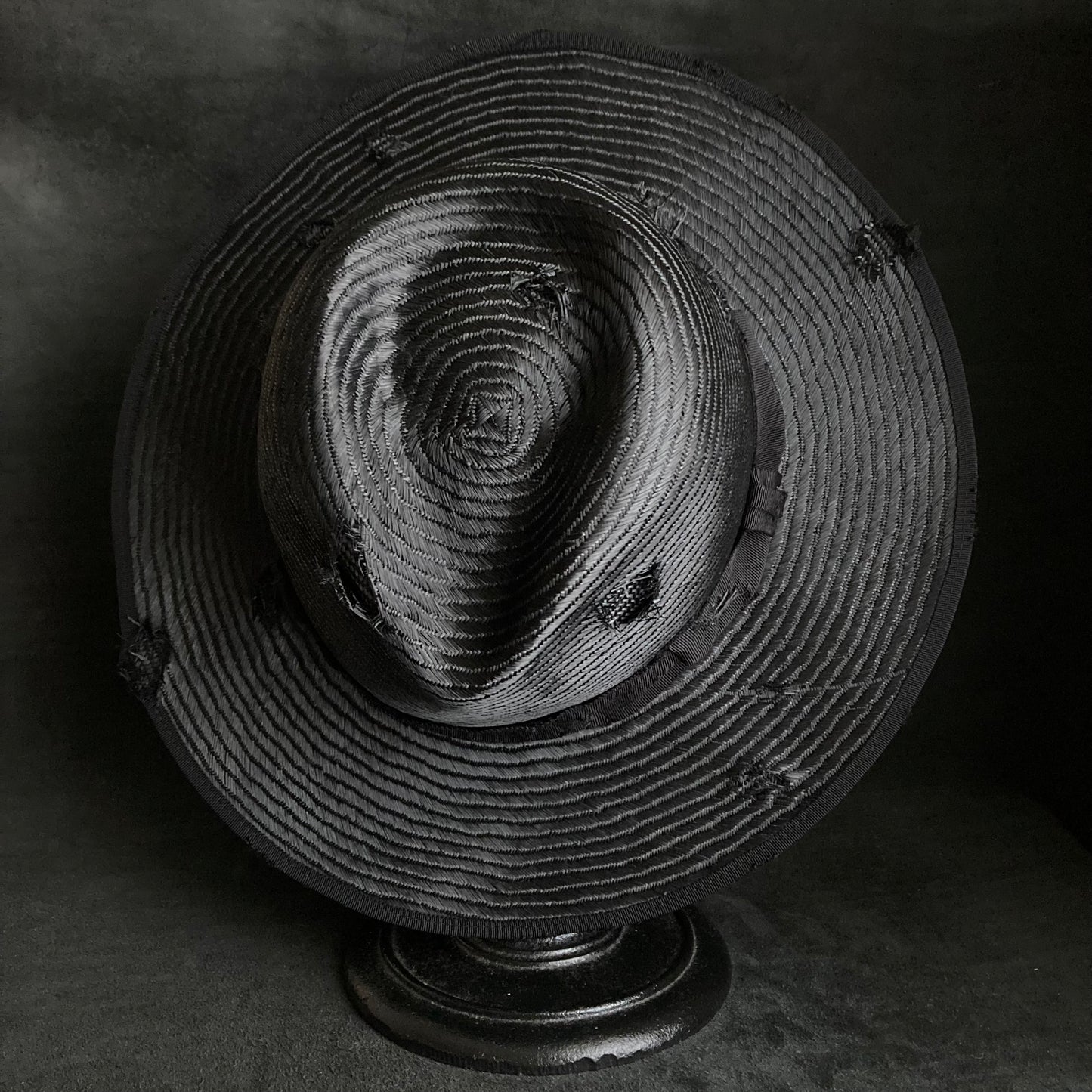 Double sisol holes fedora hat