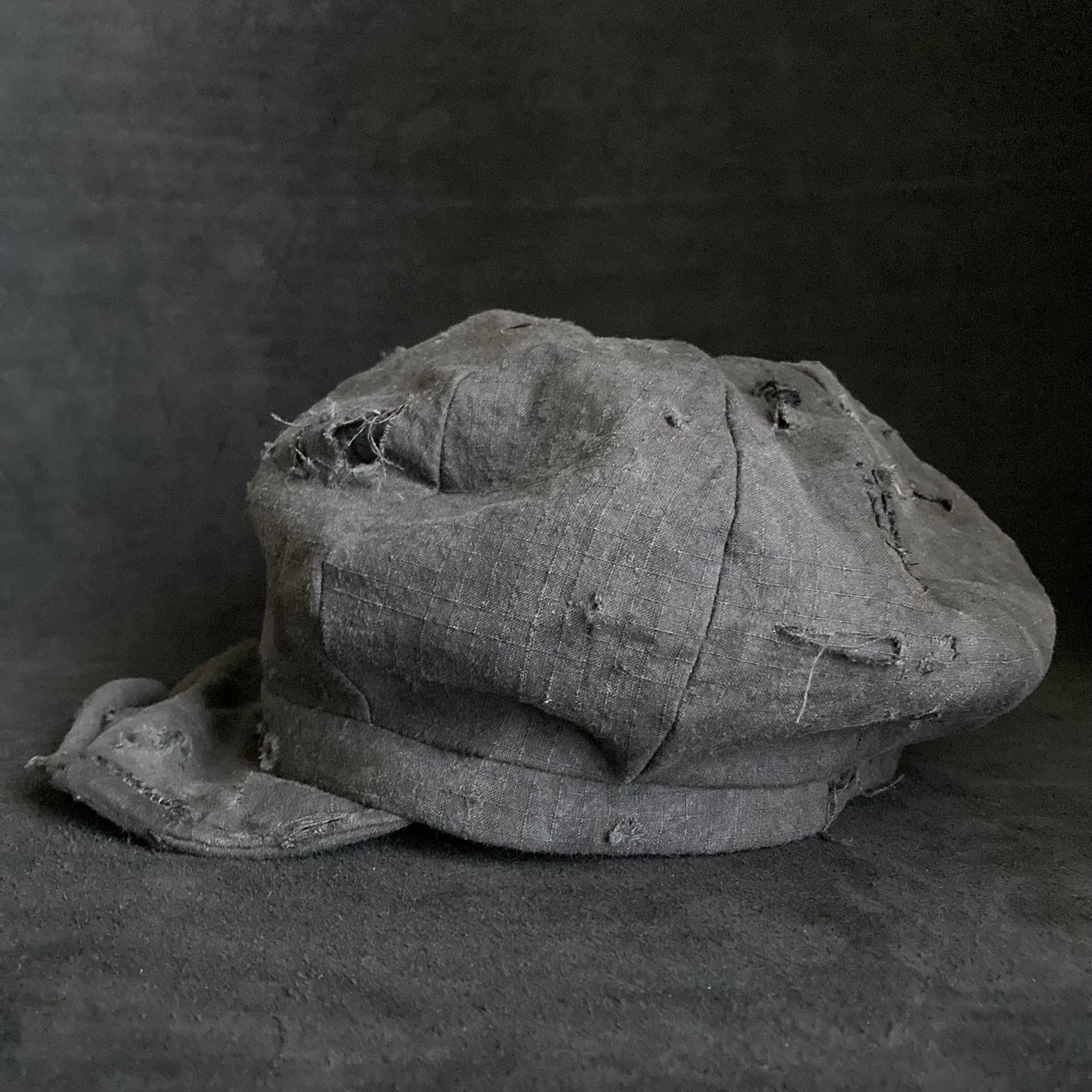 Lattice damage gray casquette