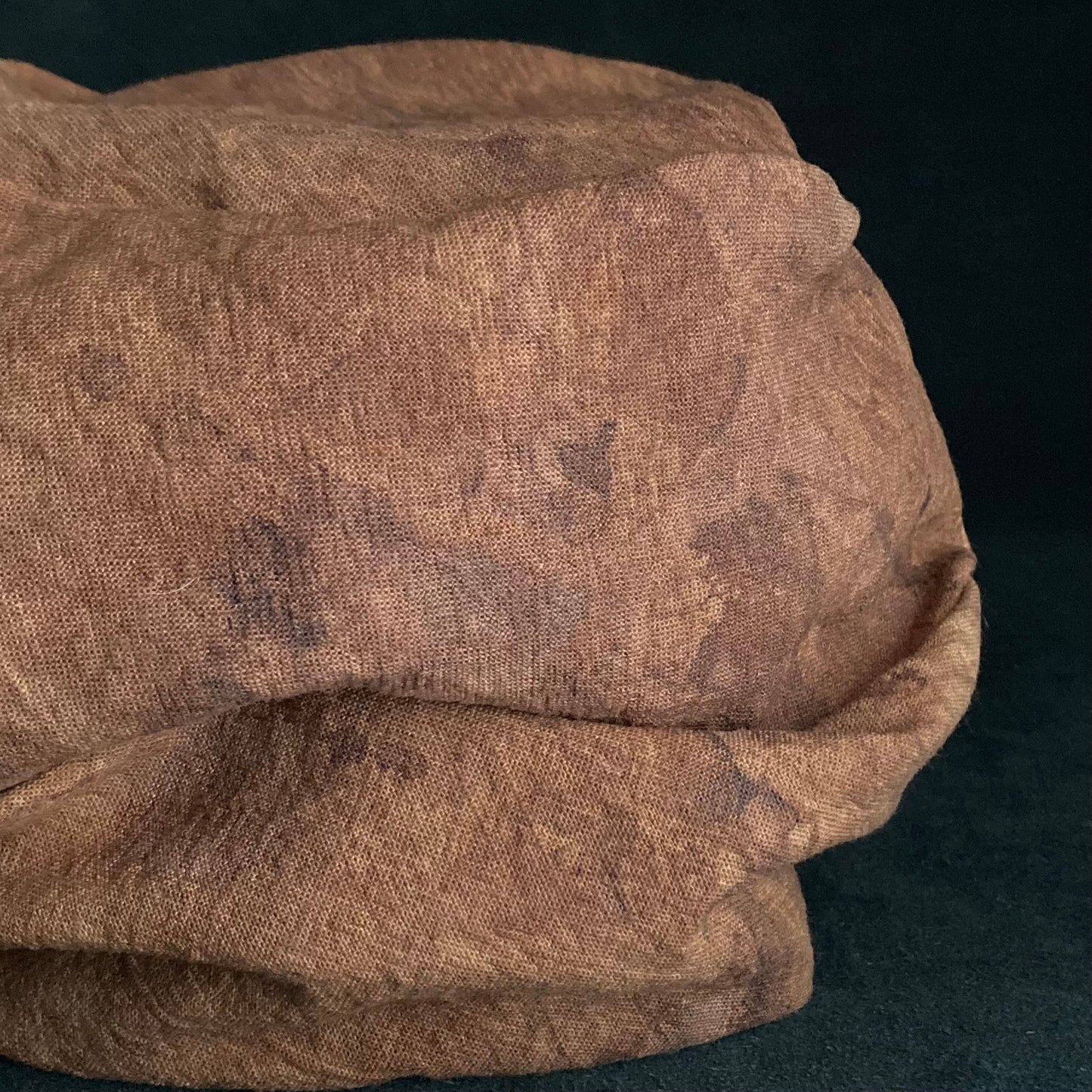 Mud dyed persimmon tannin turn cap