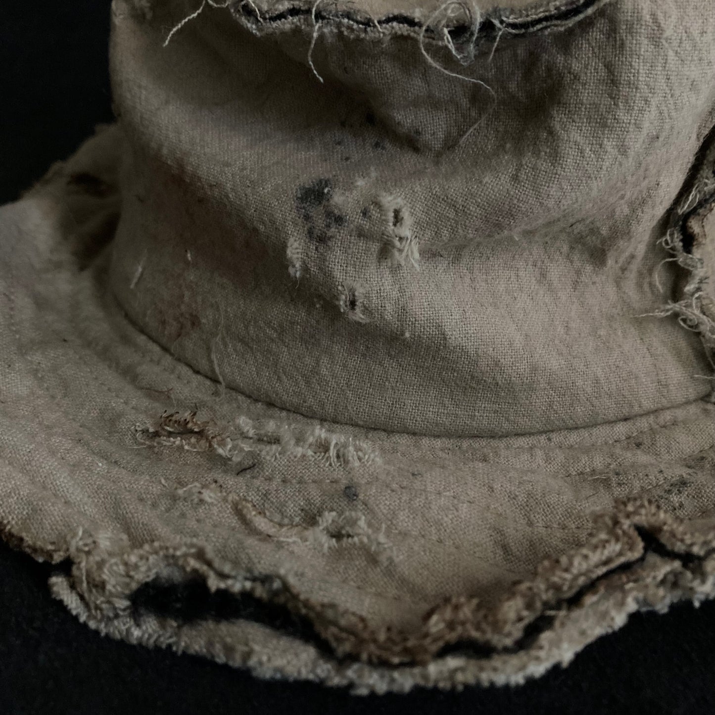 Back side damage bucket hat