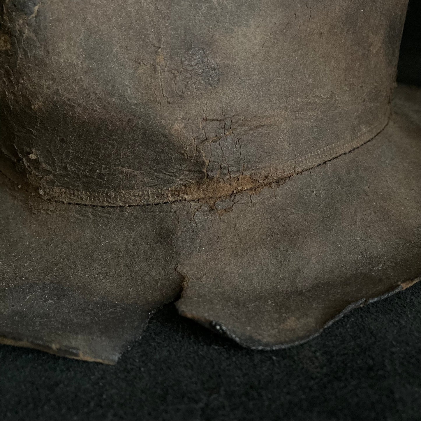 Rotten burnt fedora hat