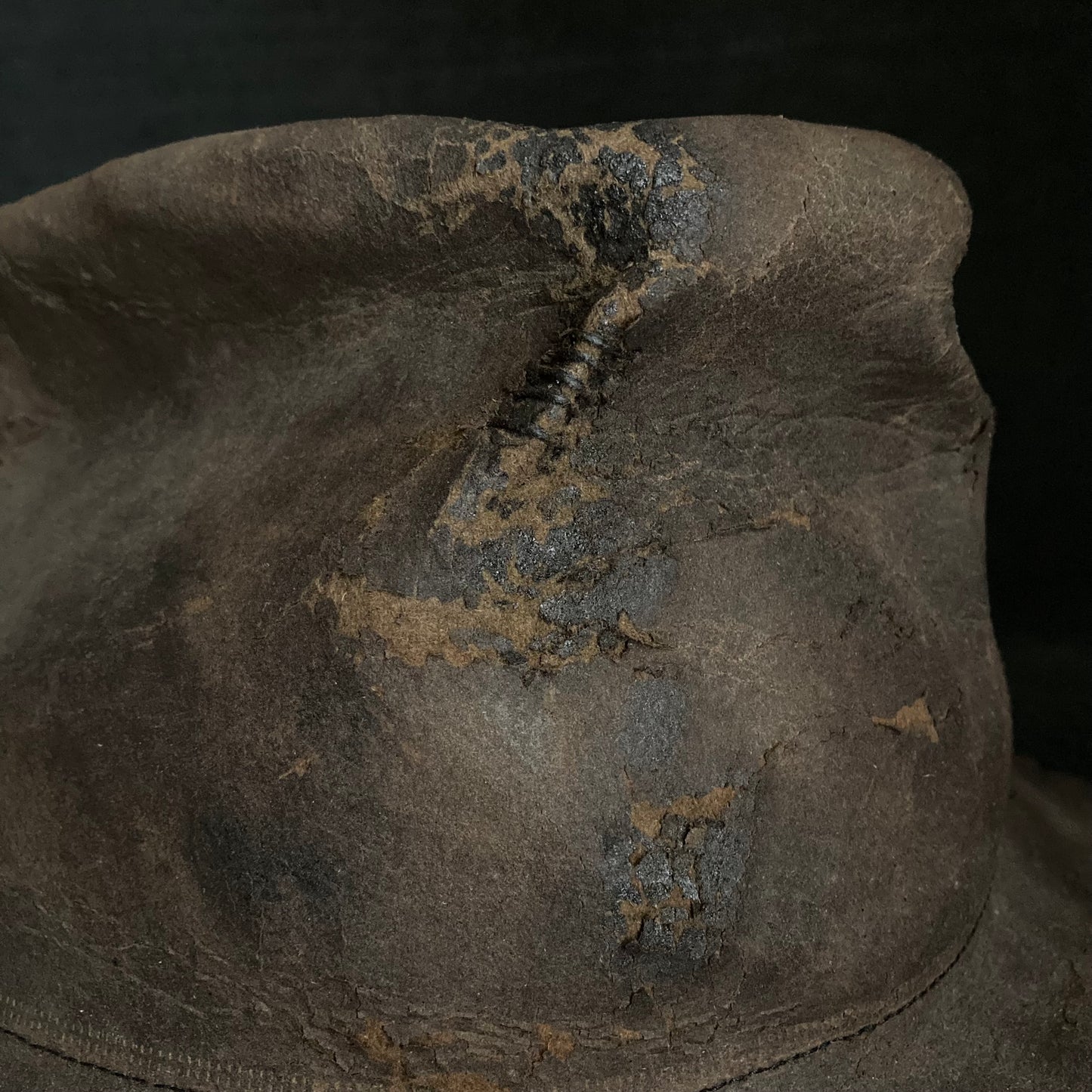 Rotten burnt fedora hat