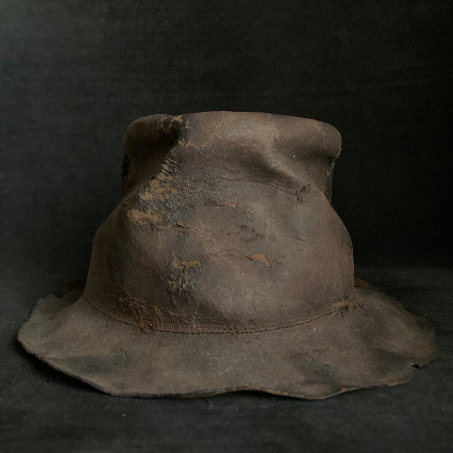 Rotten burnt fedora hat