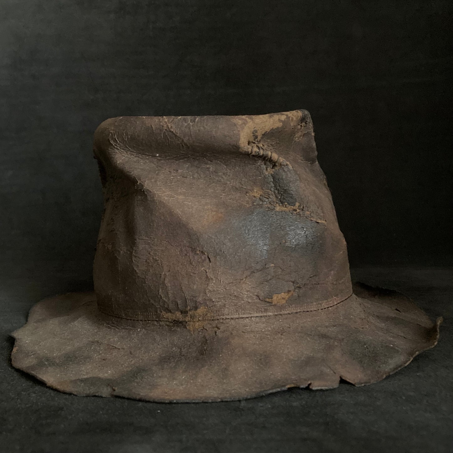 Rotten burnt fedora hat