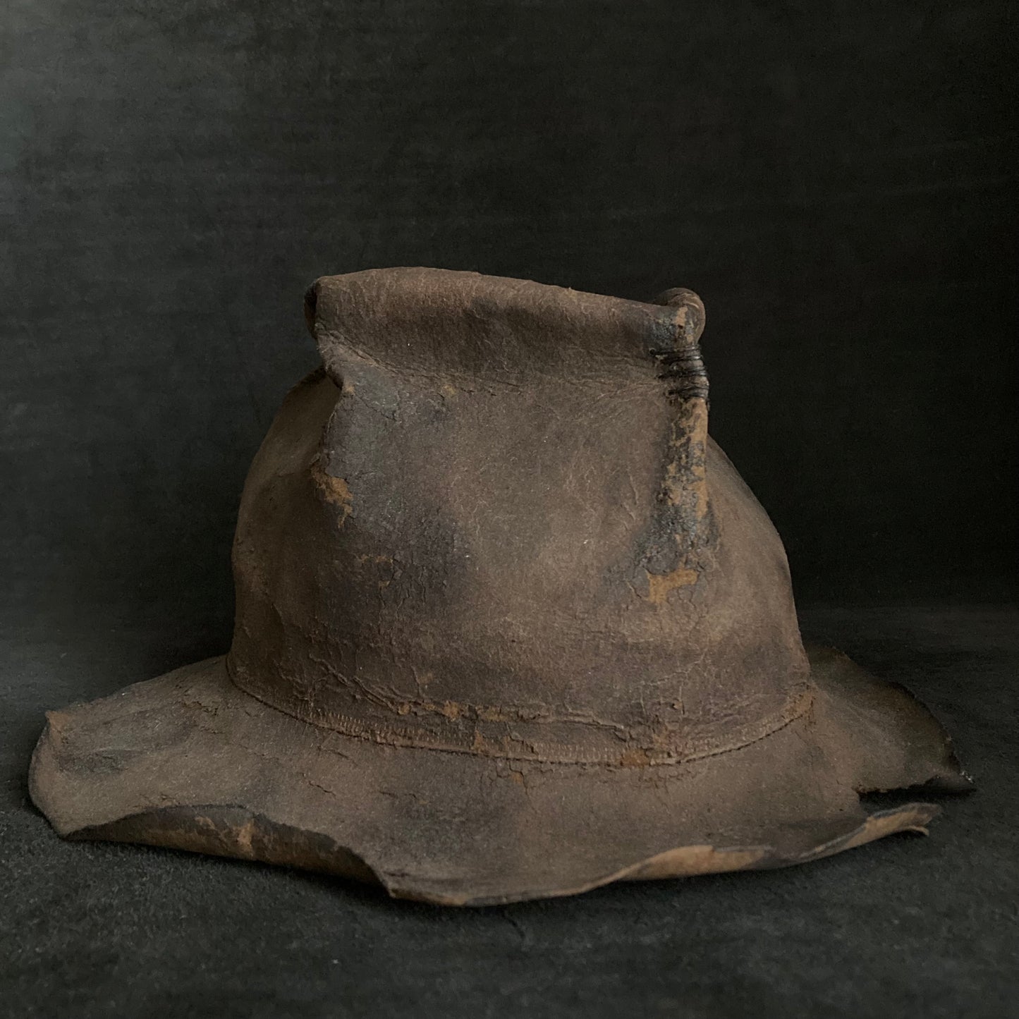 Rotten burnt fedora hat