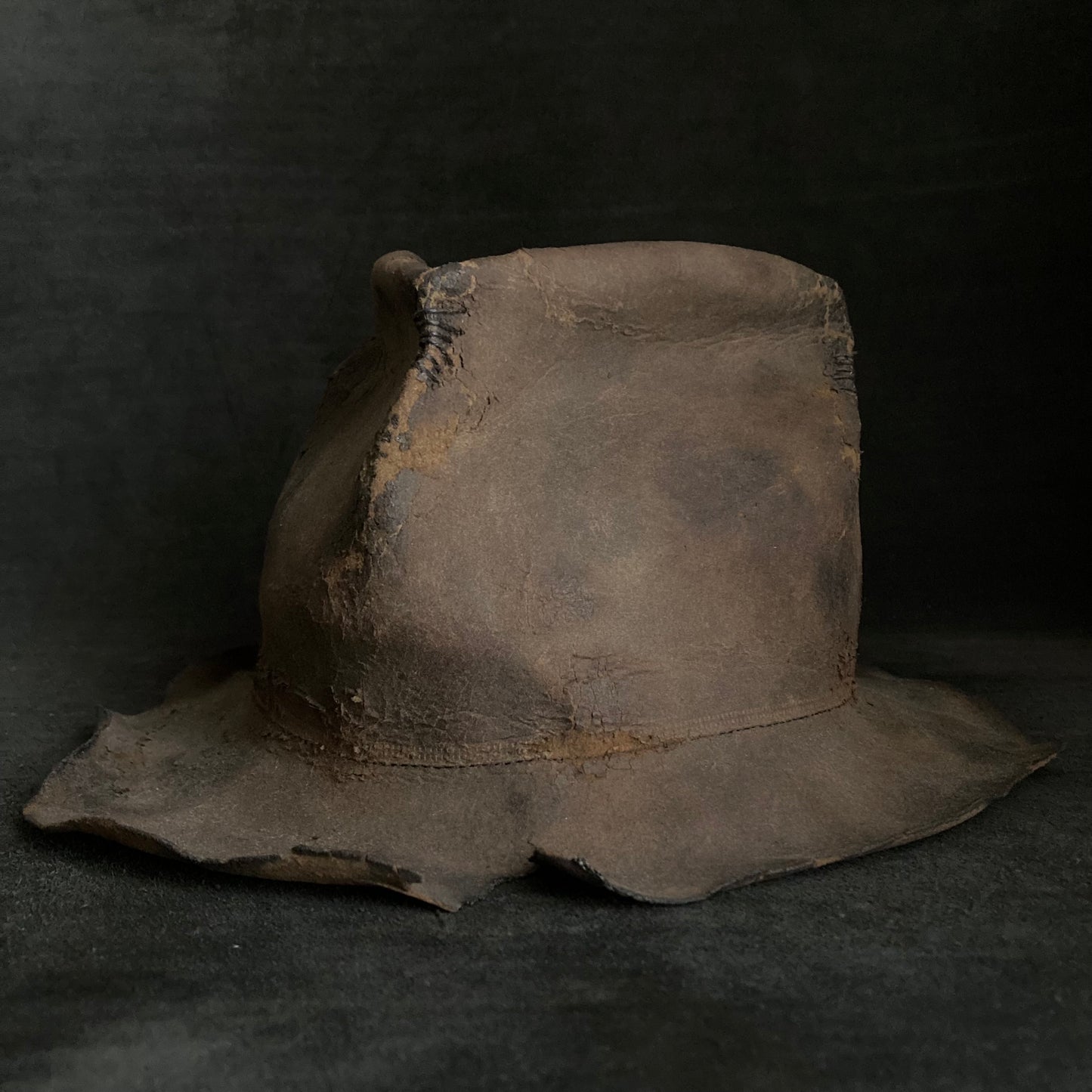 Rotten burnt fedora hat