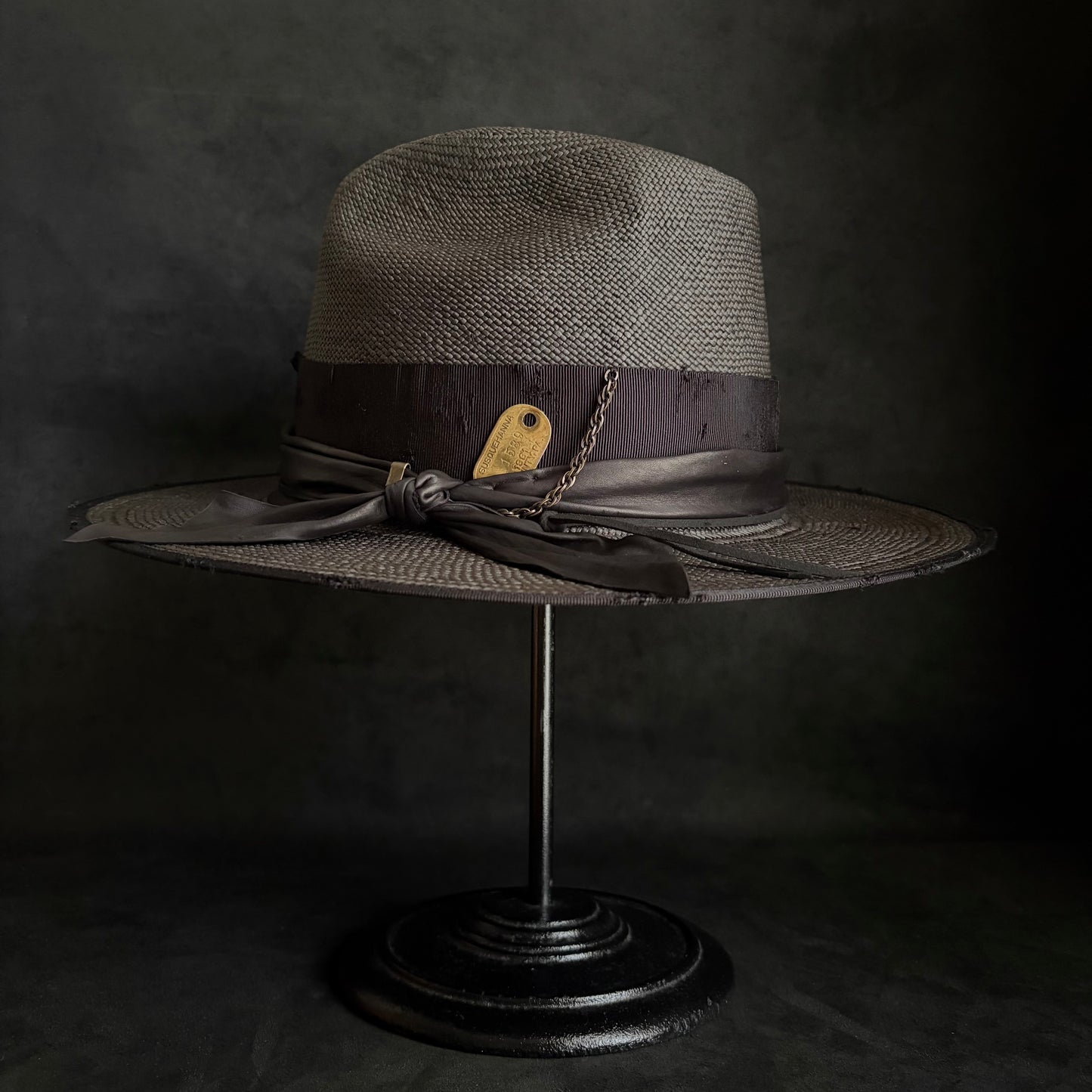 Horizon western black panama hat