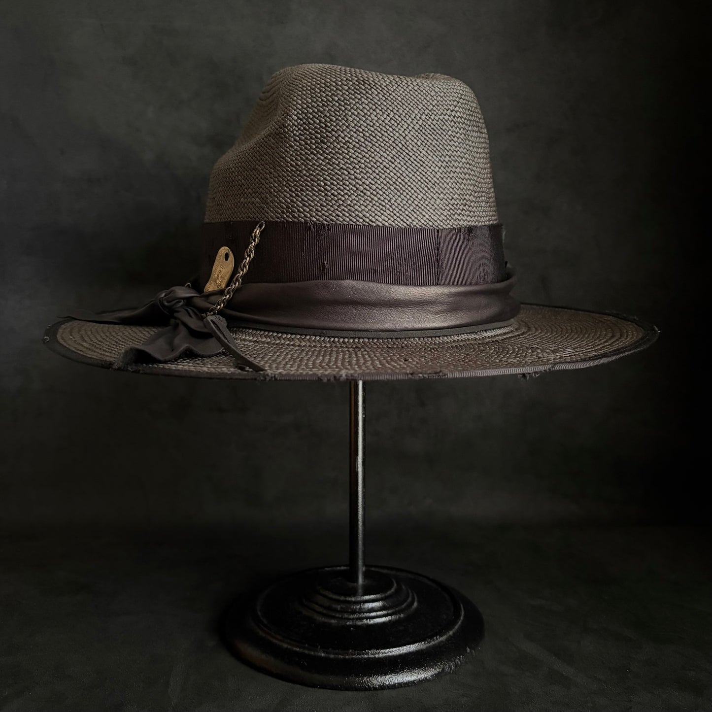 Horizon western black panama hat