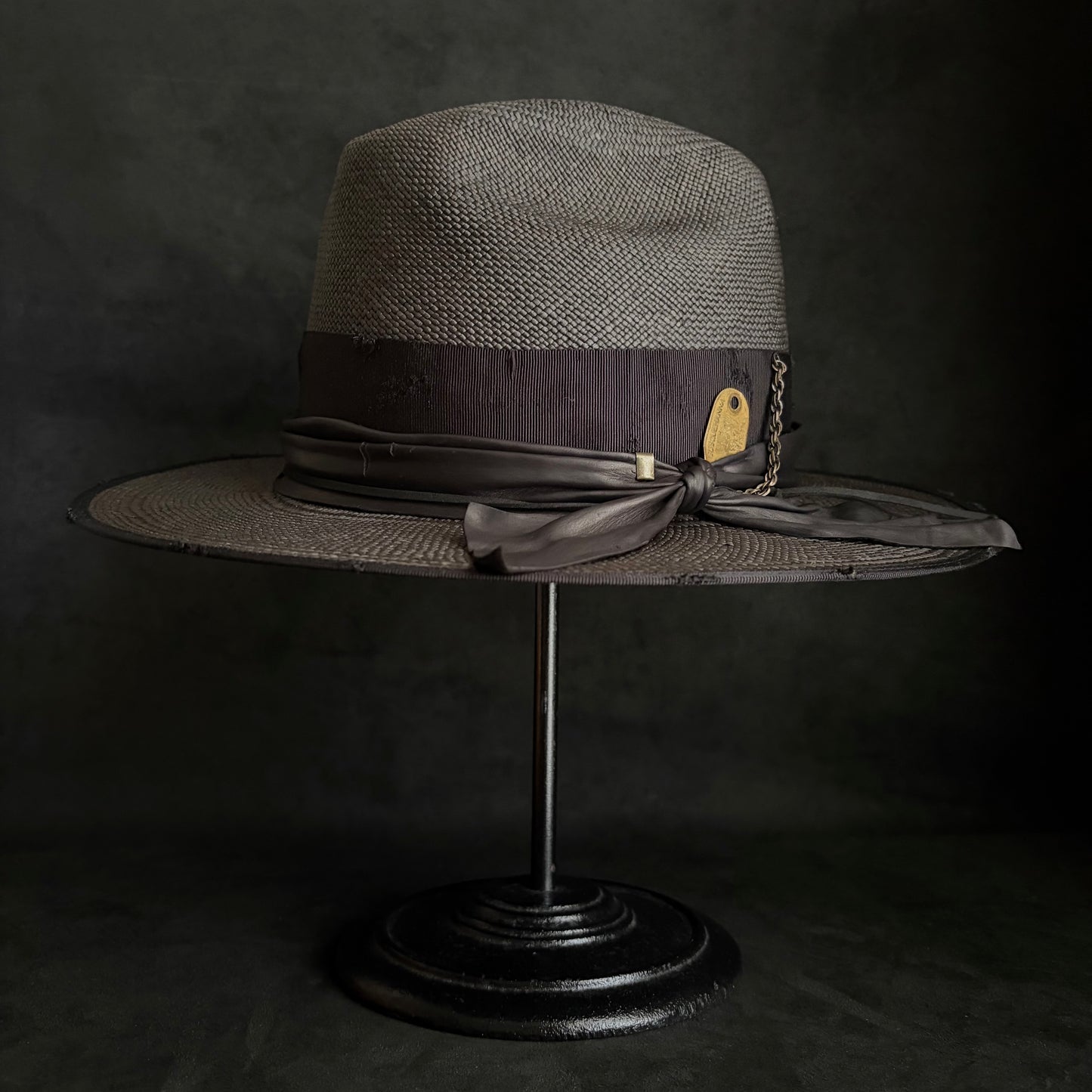 Horizon western black panama hat