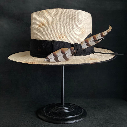 Smart middle fedora panama hat