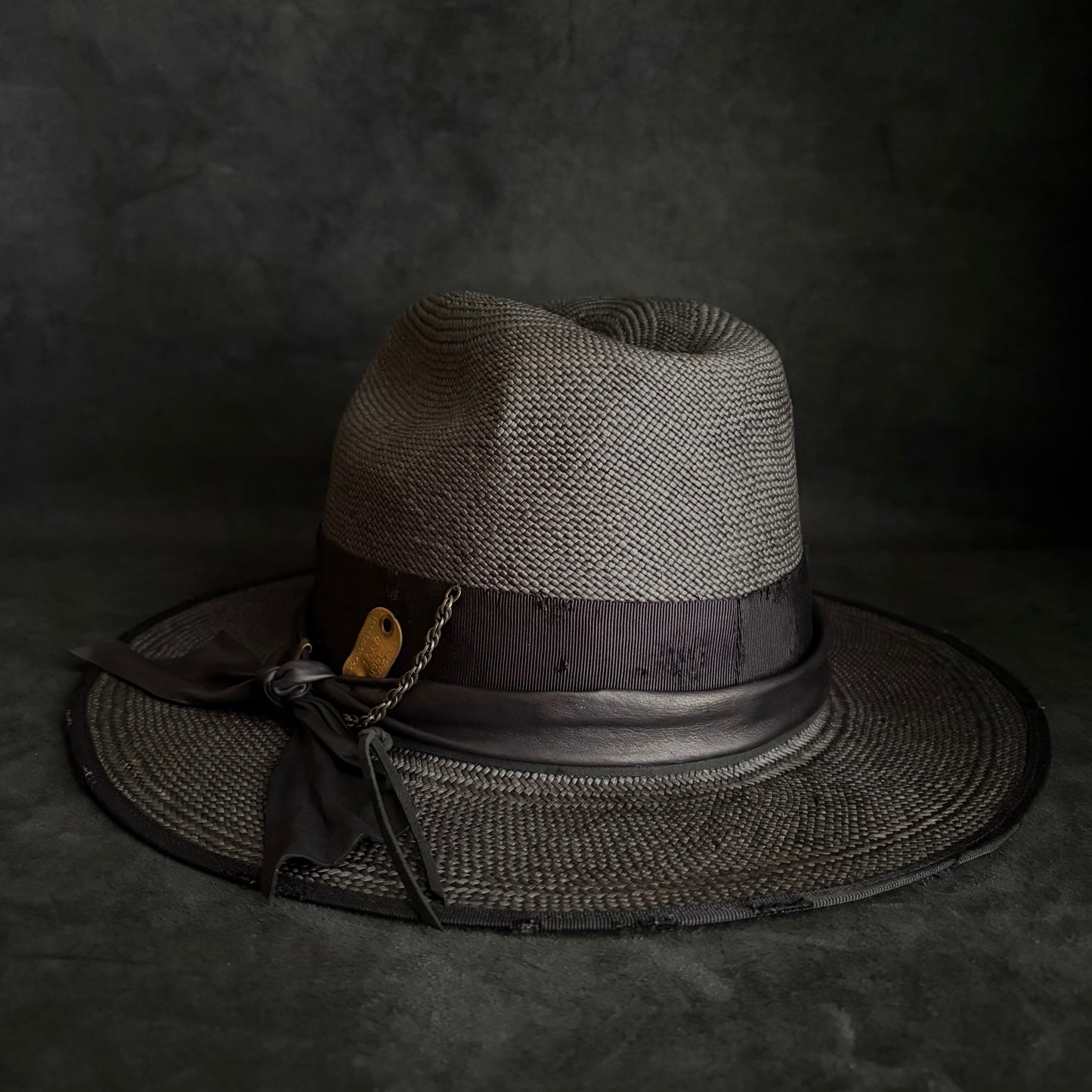 Horizon western black panama hat