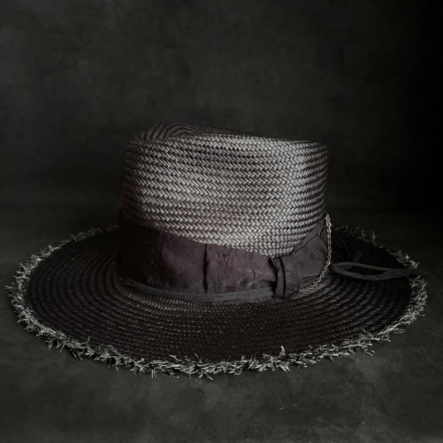 Old history black panama hat