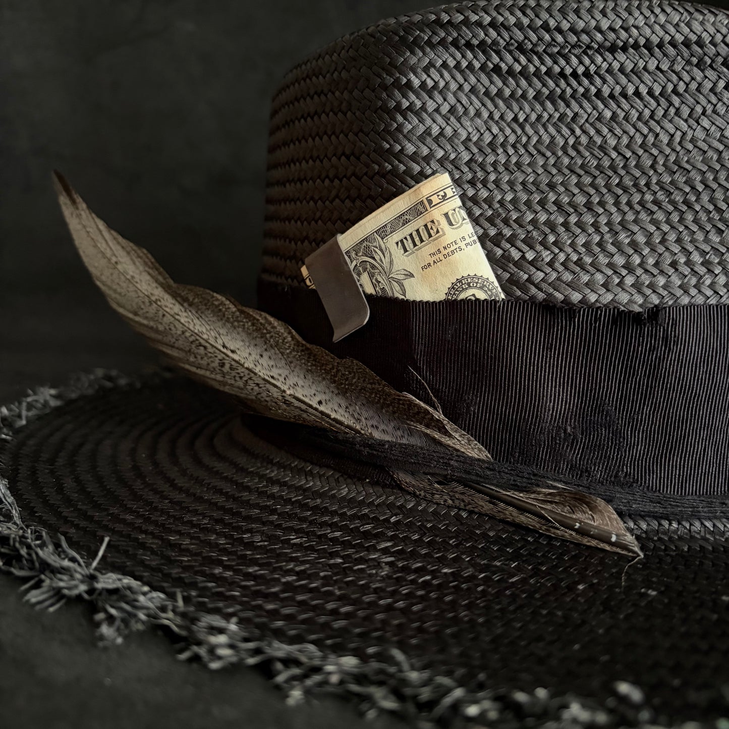 Old history black panama hat