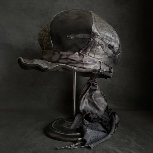[ Takamiya Shohei × triangles hat ] Nomad free rock leather casquette