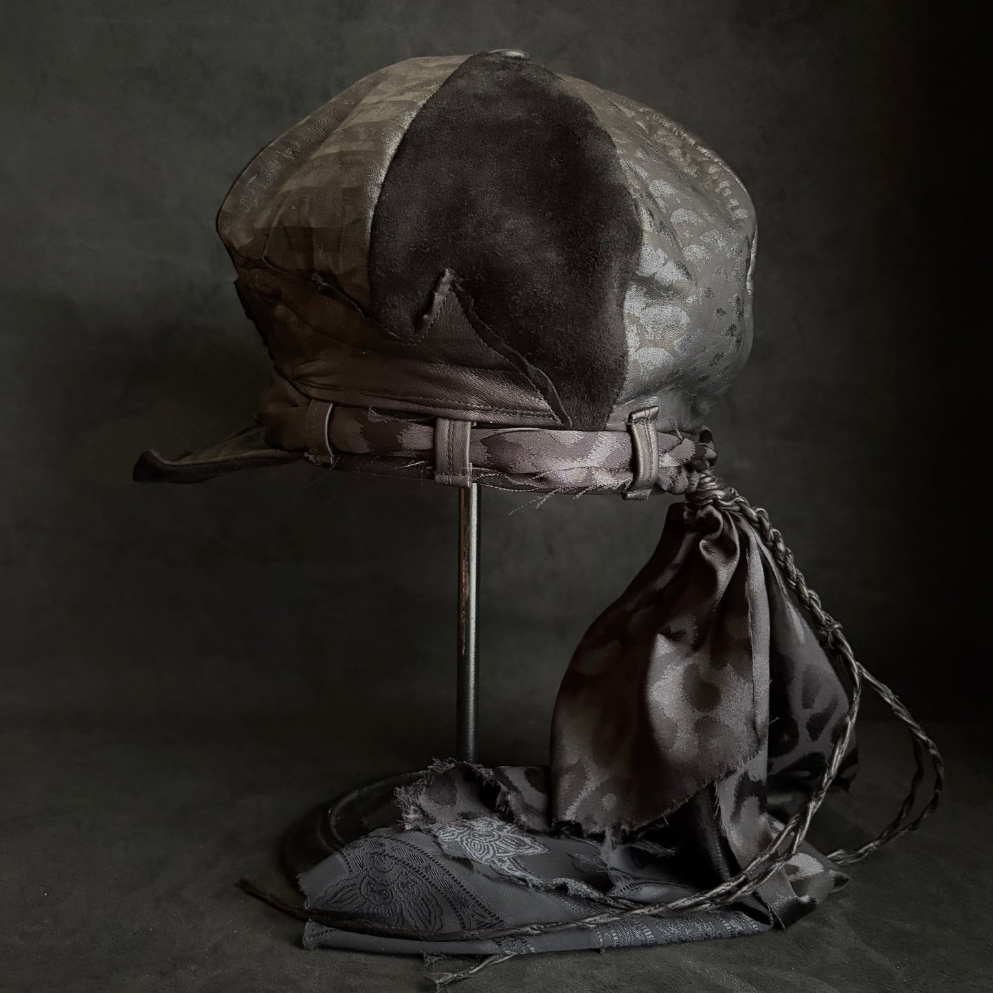 [ Takamiya Shohei × triangles hat ] Nomad free rock leather casquette
