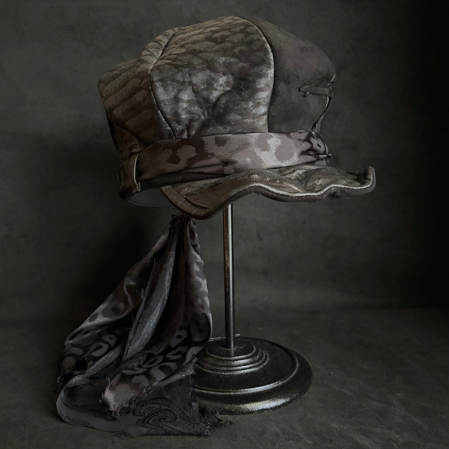 [ Takamiya Shohei × triangles hat ] Nomad free rock leather casquette