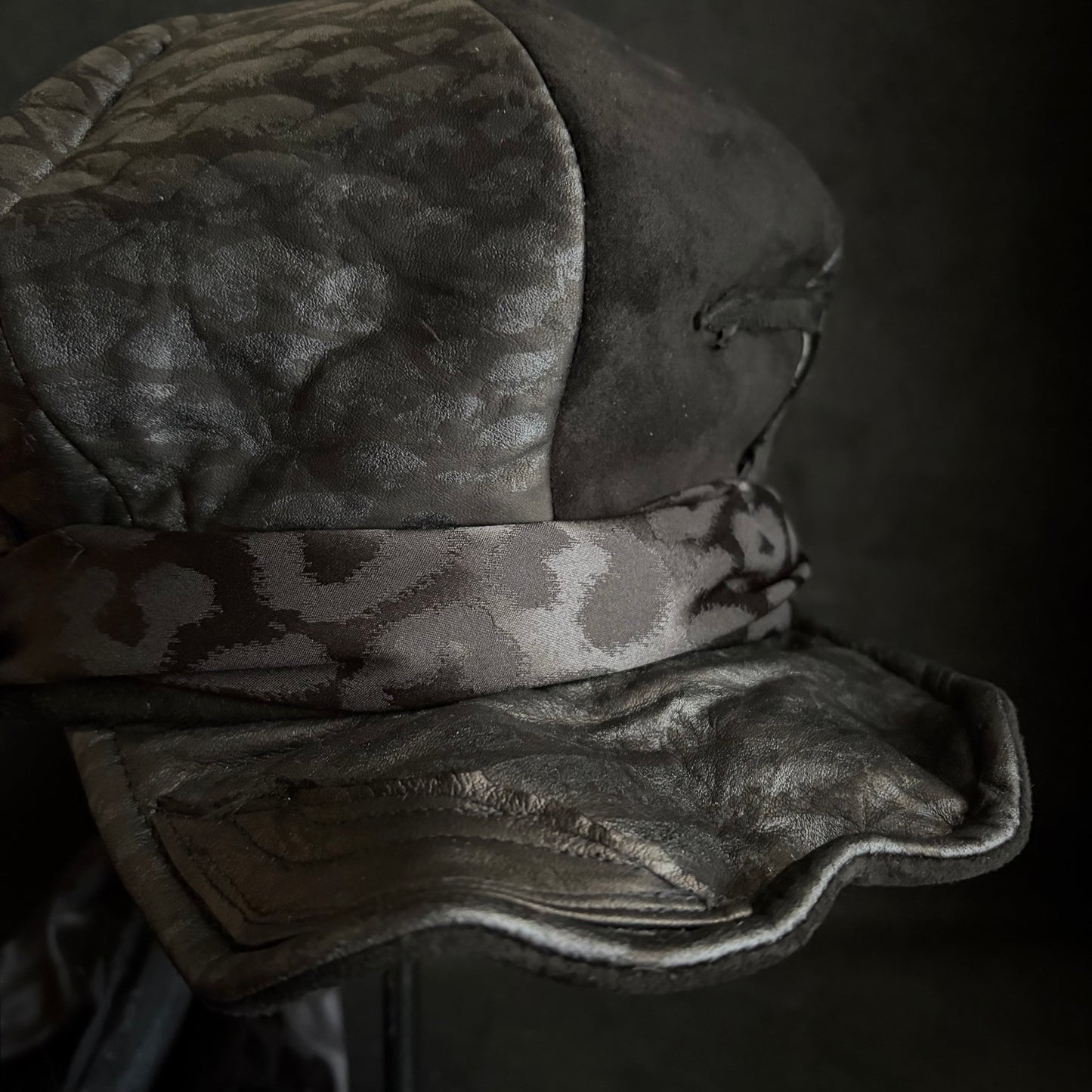 [ Takamiya Shohei × triangles hat ] Nomad free rock leather casquette