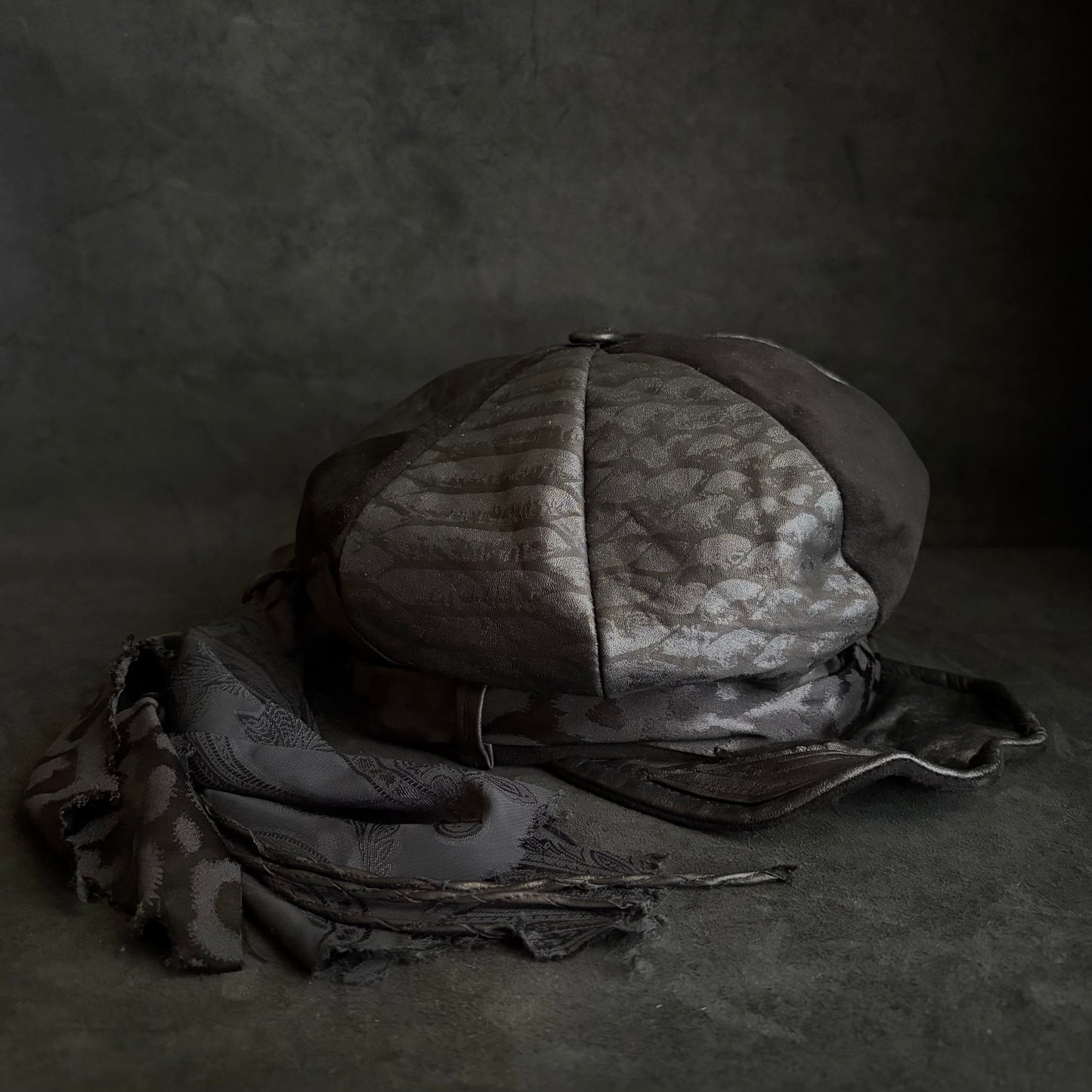 [ Takamiya Shohei × triangles hat ] Nomad free rock leather casquette