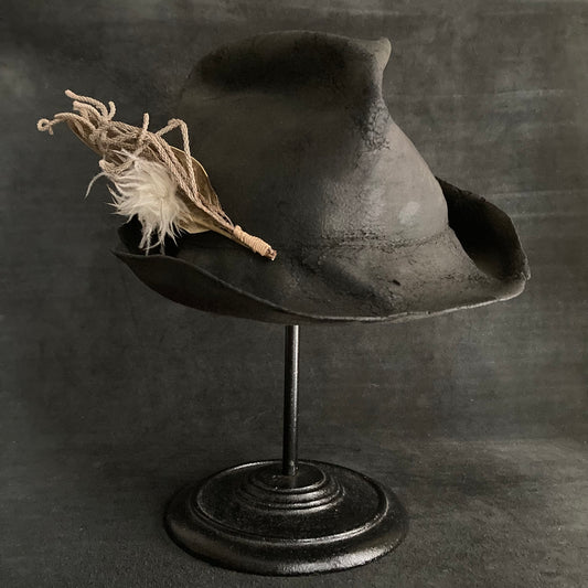 Charcoal seed hight back  hat