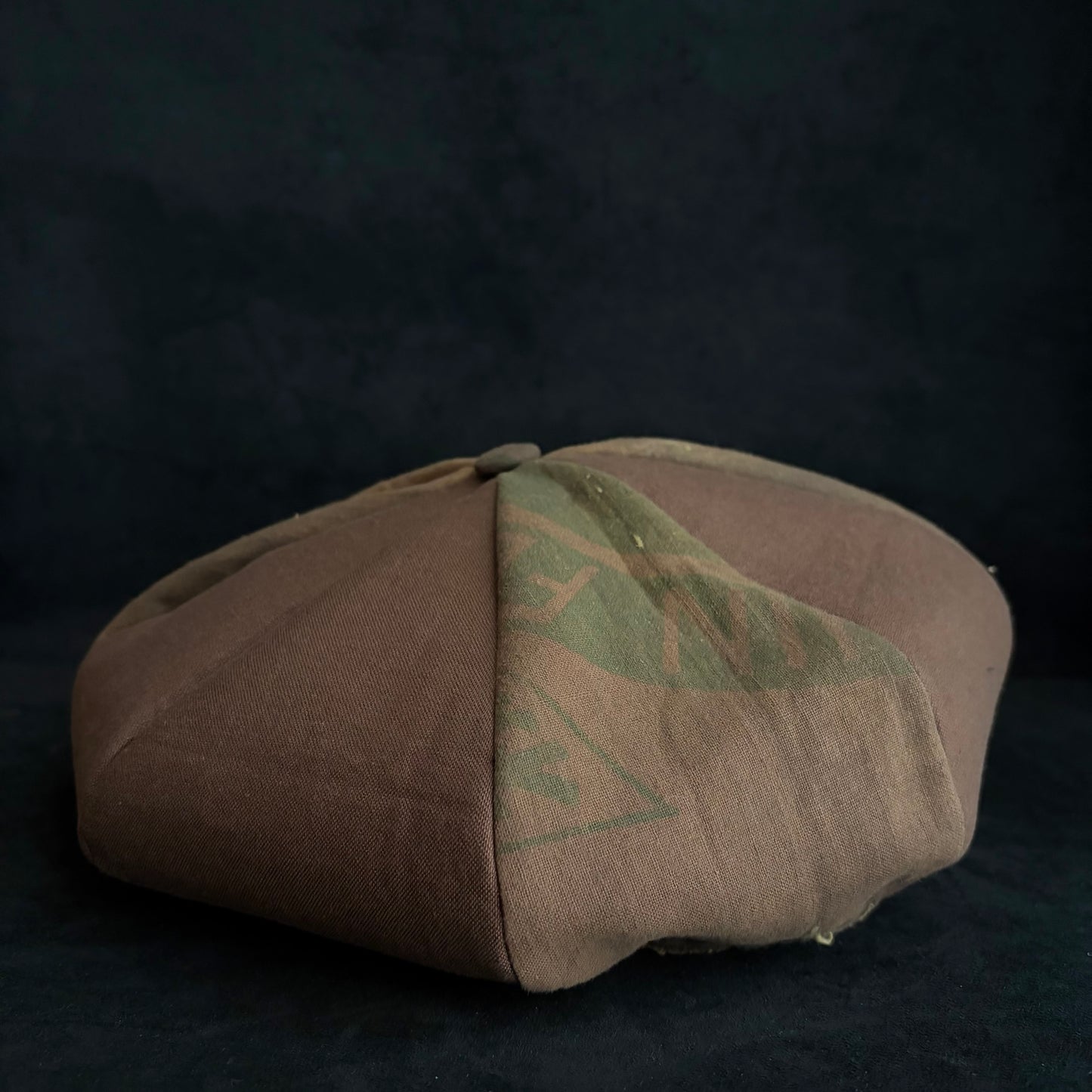 Vintage kakishibu cotton big casquette