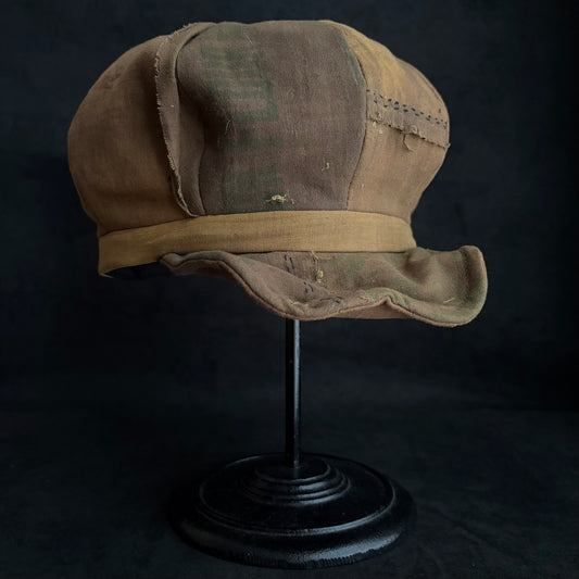 Vintage kakishibu cotton casquette