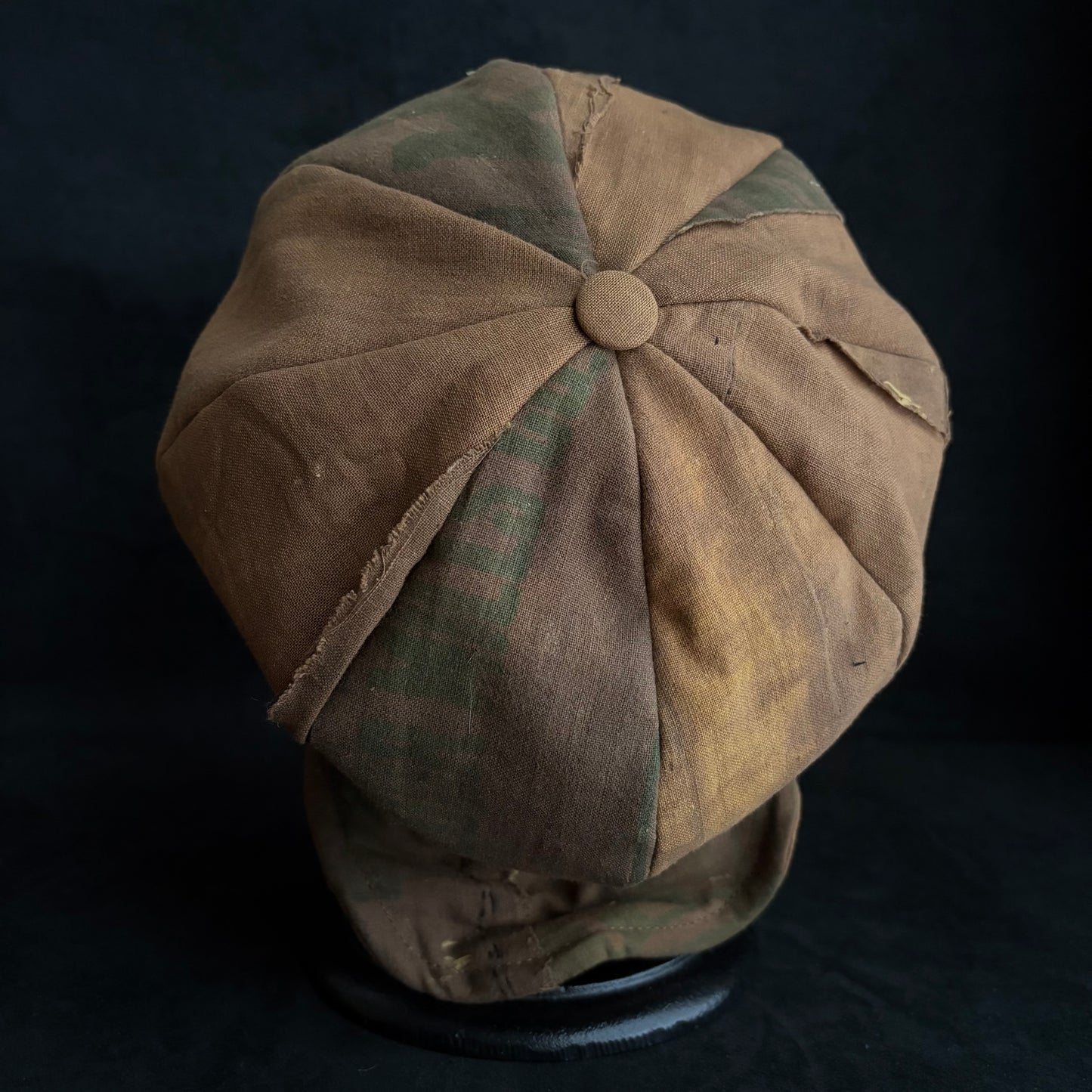 Vintage kakishibu cotton casquette