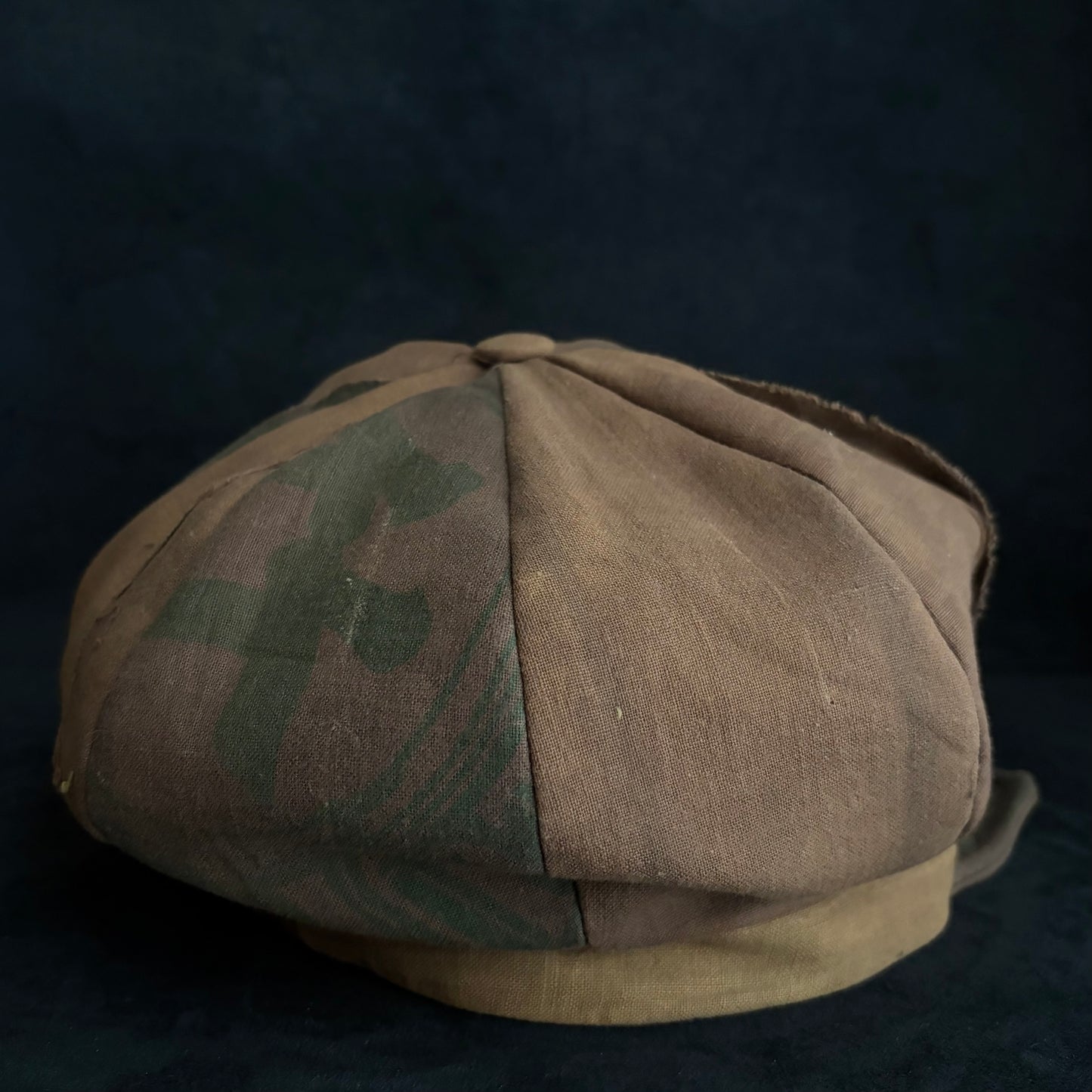 Vintage kakishibu cotton casquette