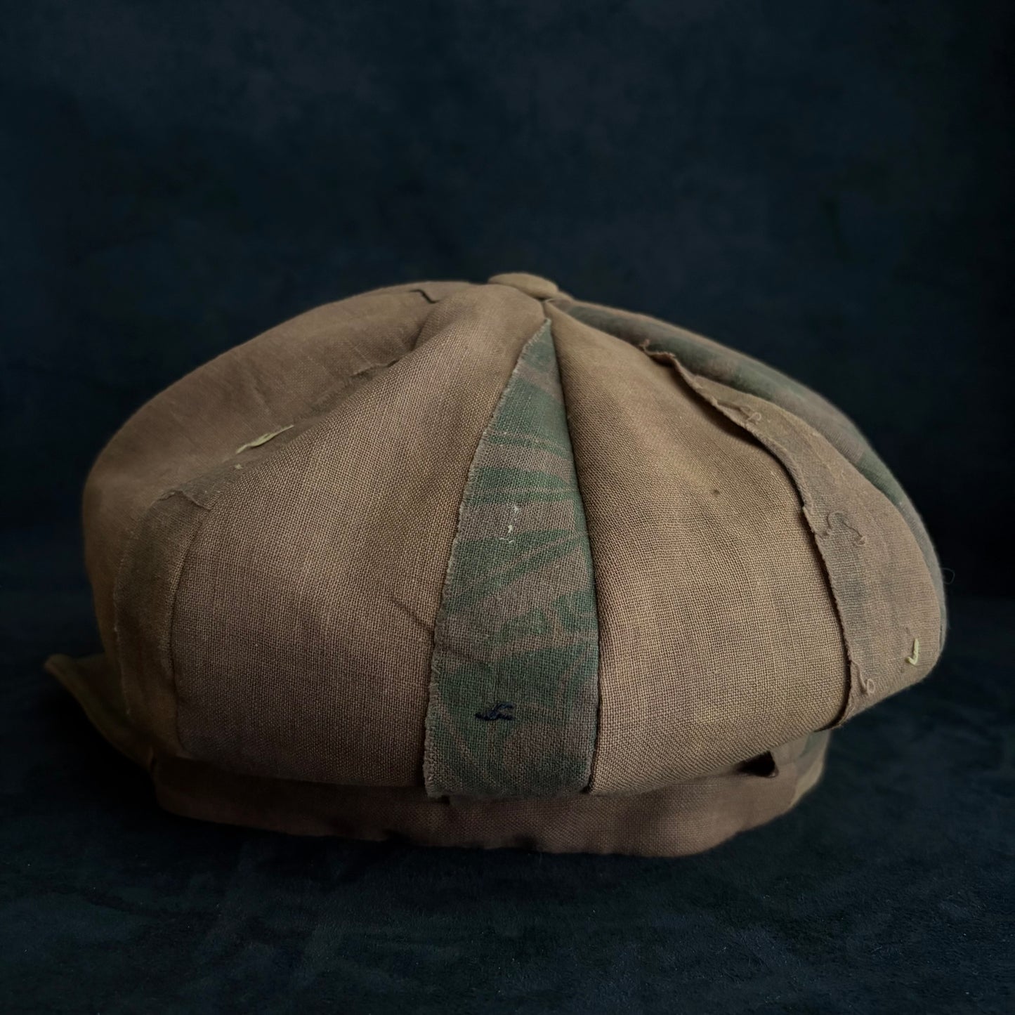 Vintage kakishibu cotton casquette