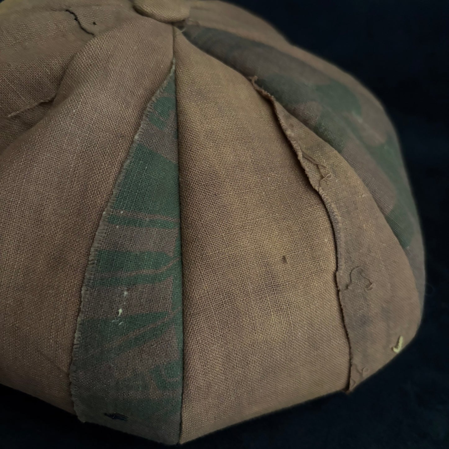 Vintage kakishibu cotton casquette