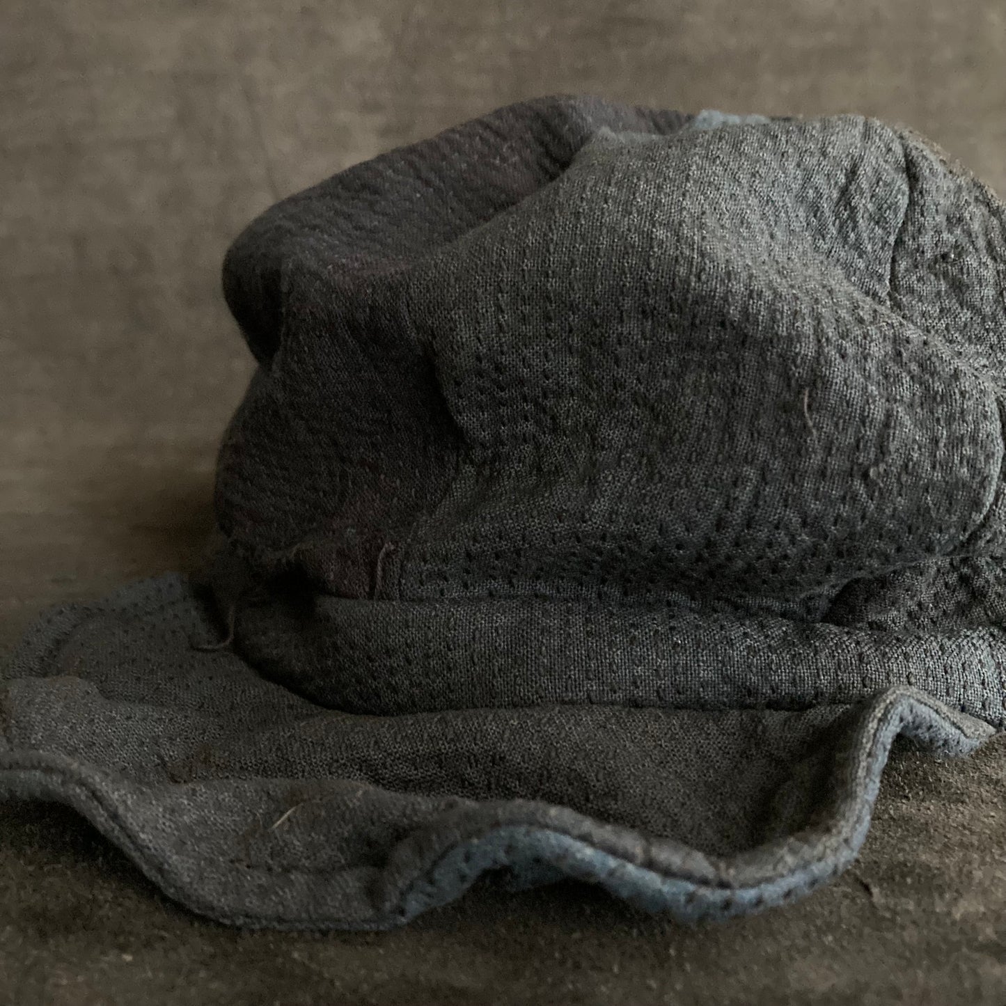 Hand-stitch indigo dyed casquette