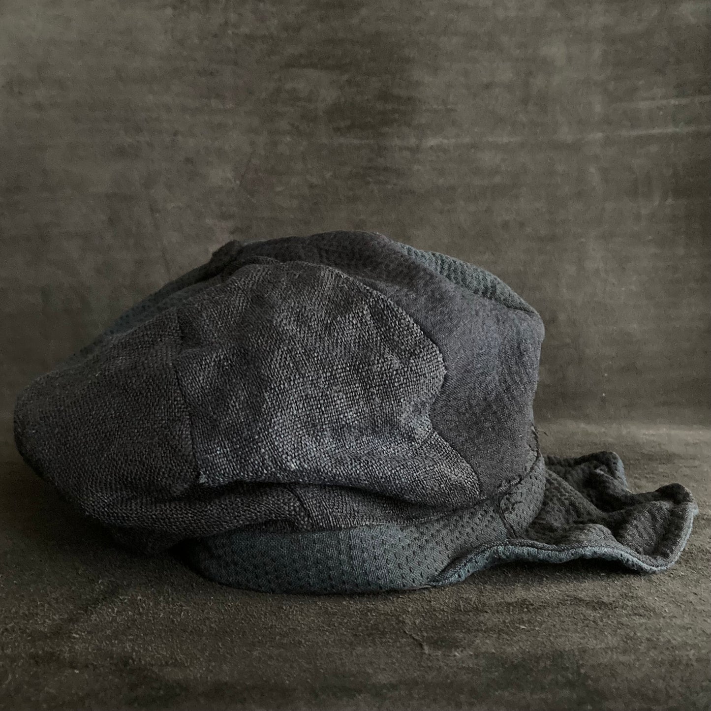 Hand-stitch indigo dyed casquette