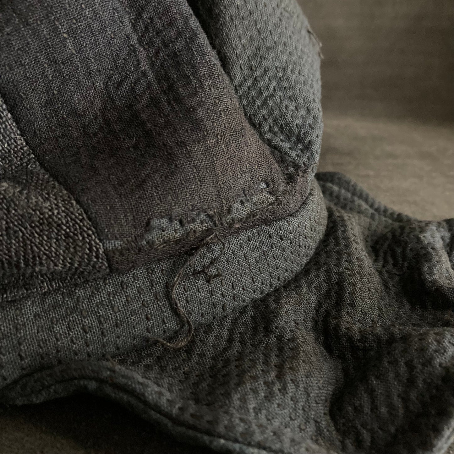 Hand-stitch indigo dyed casquette