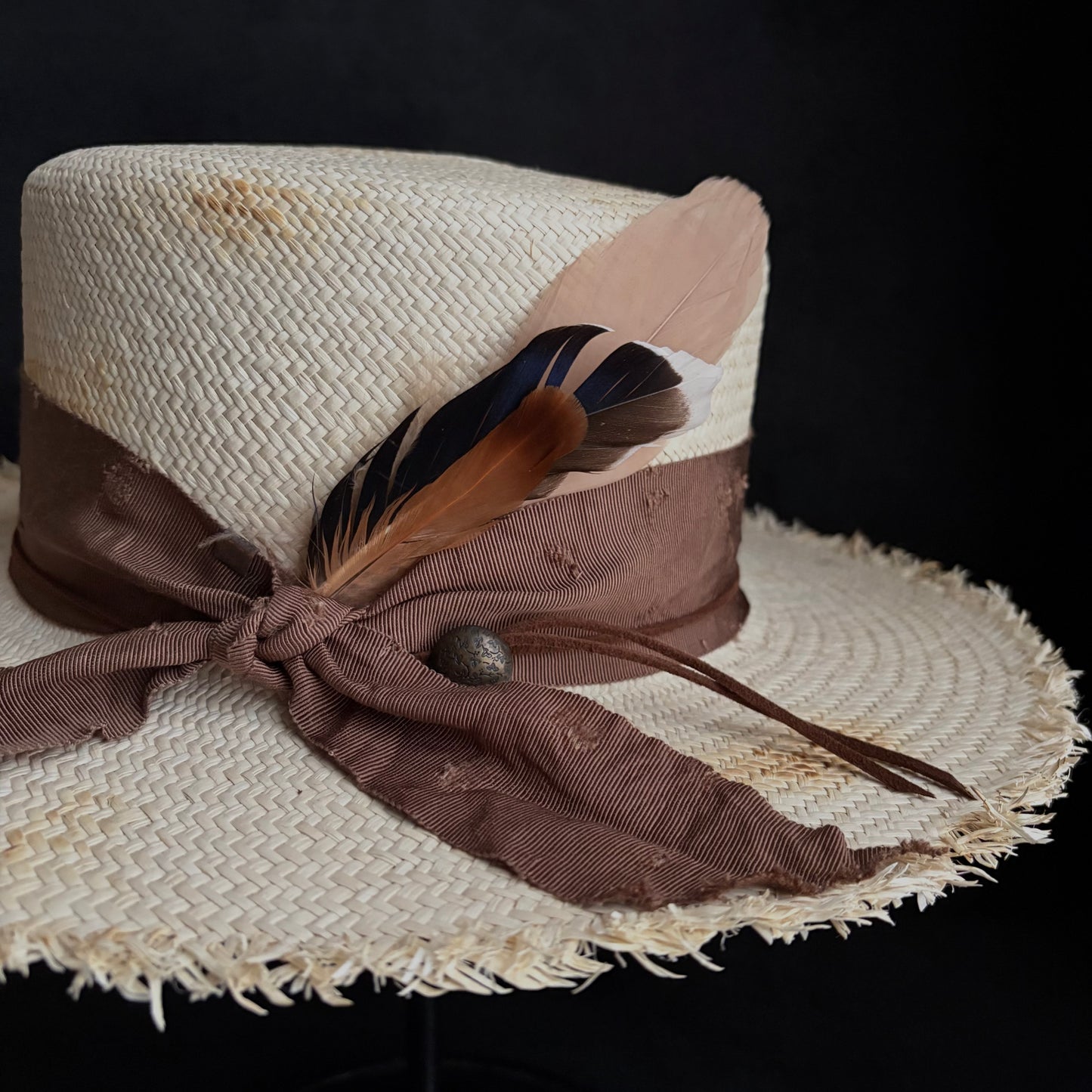 Relic Camel Flat Panama Hat