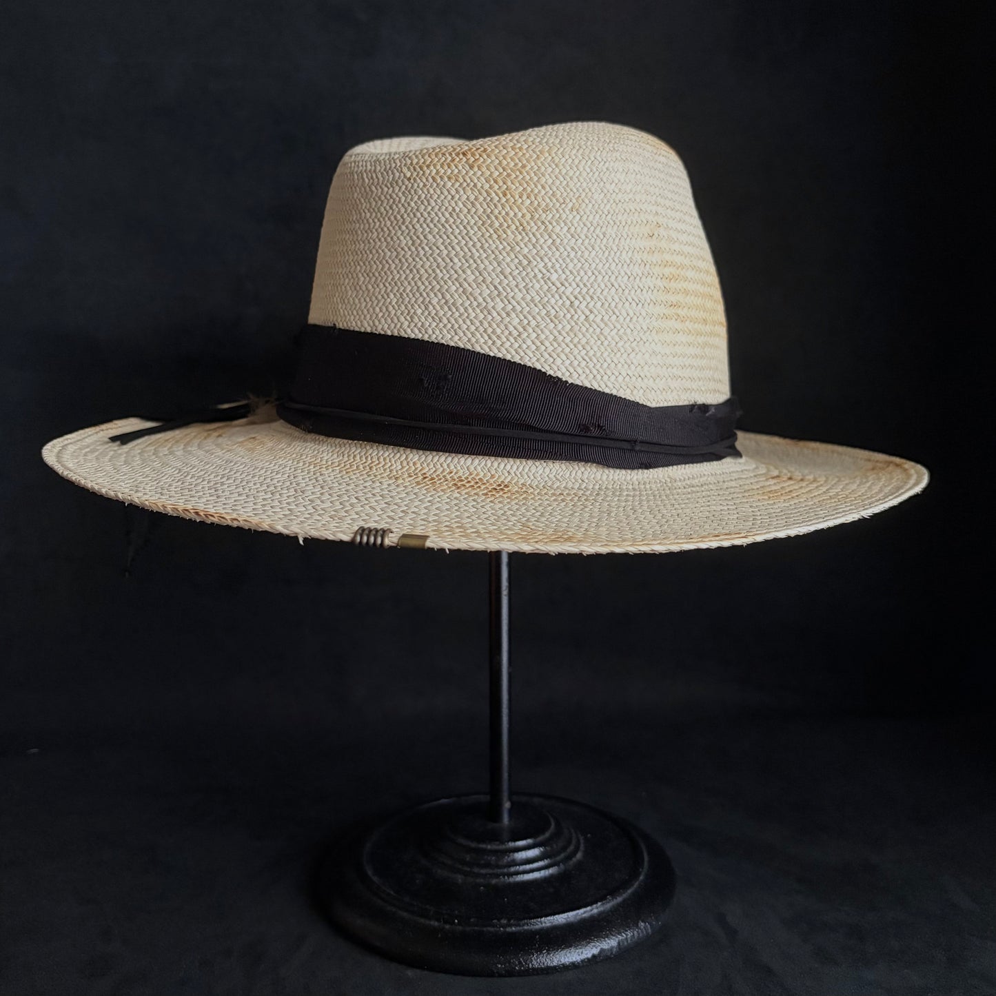 Ember fedora panama hat