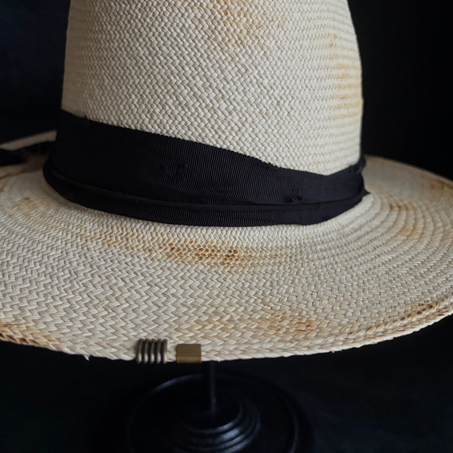 Ember fedora panama hat