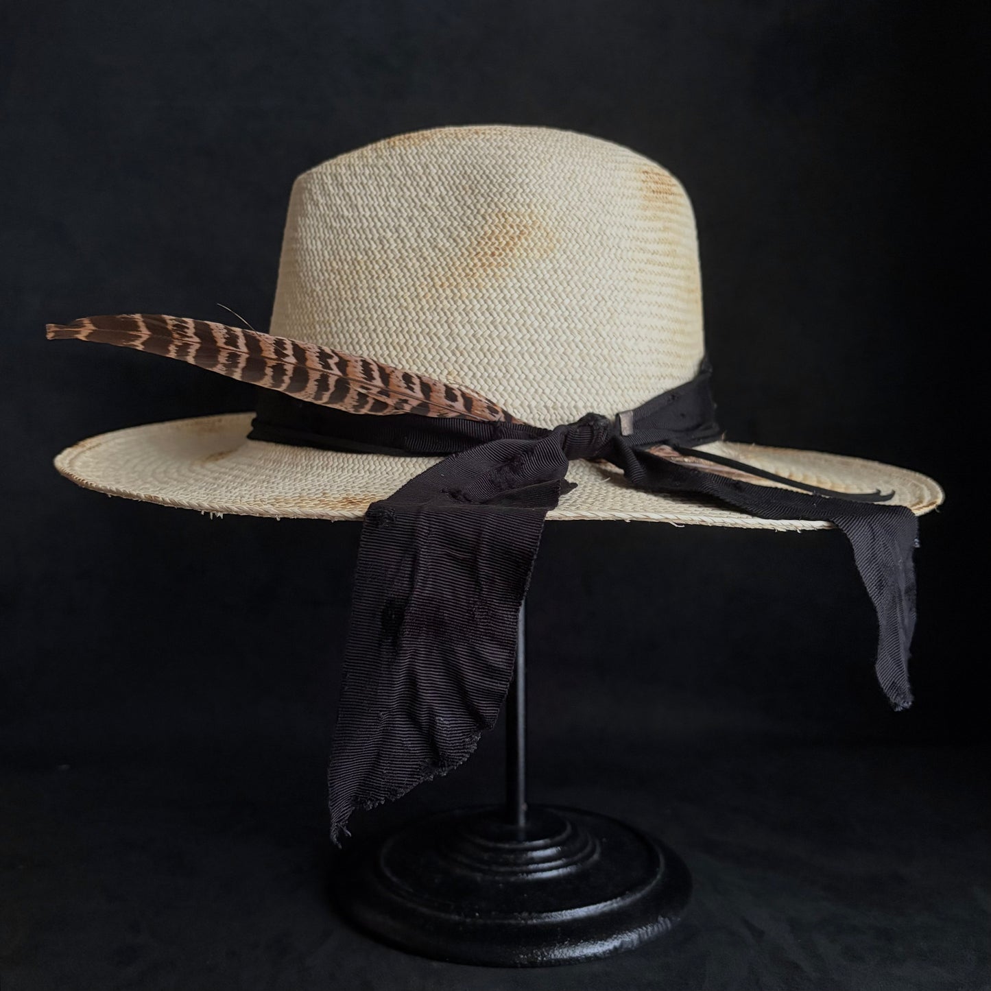 Ember fedora panama hat