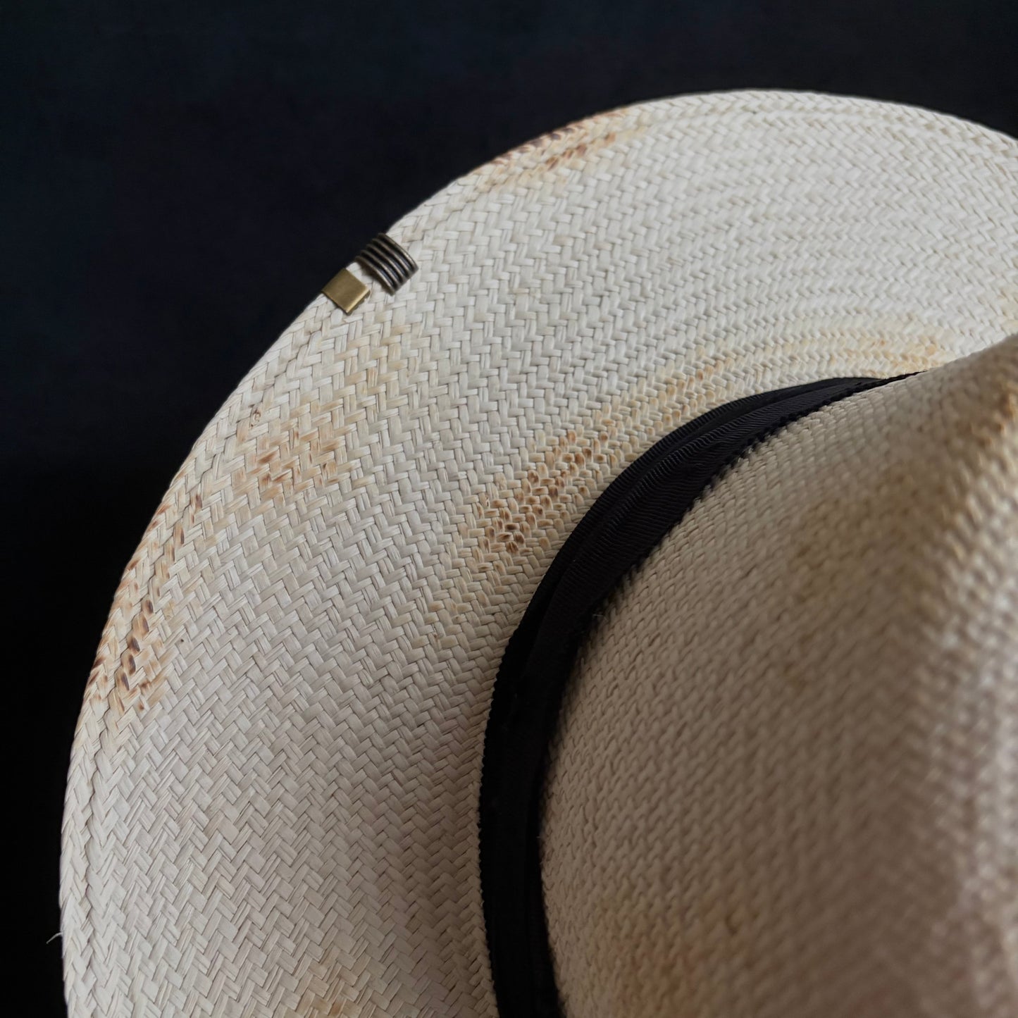Ember fedora panama hat