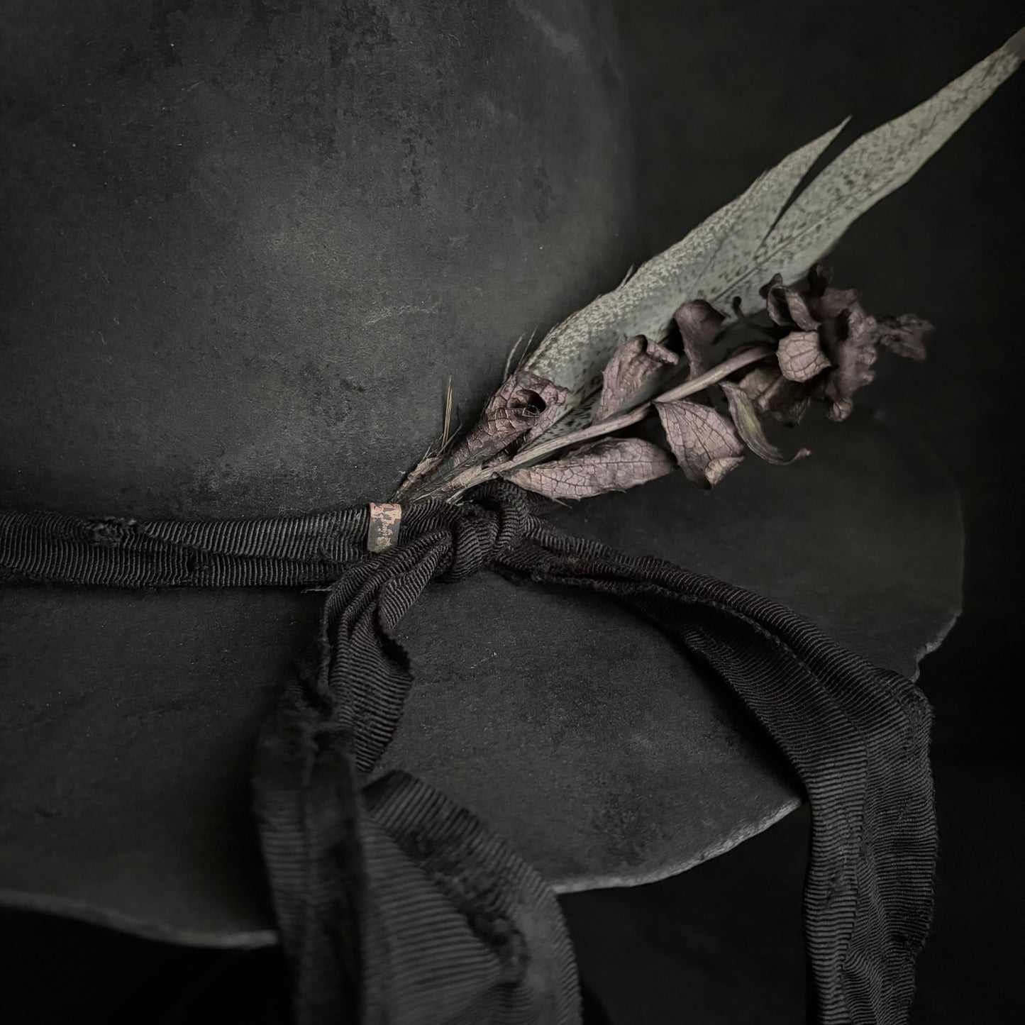 Fade ash burned fedora hat