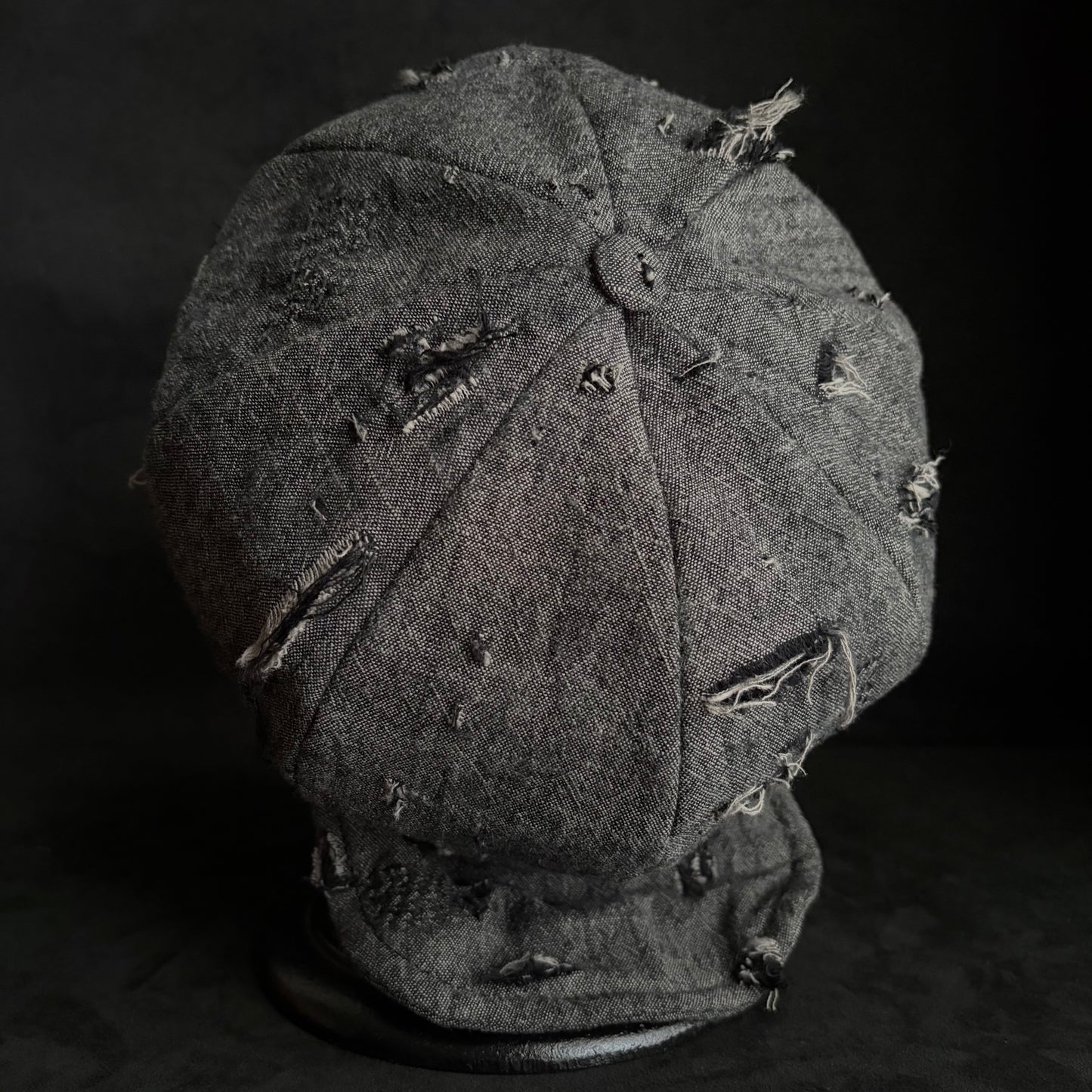 Slab stitch damage gray casquette
