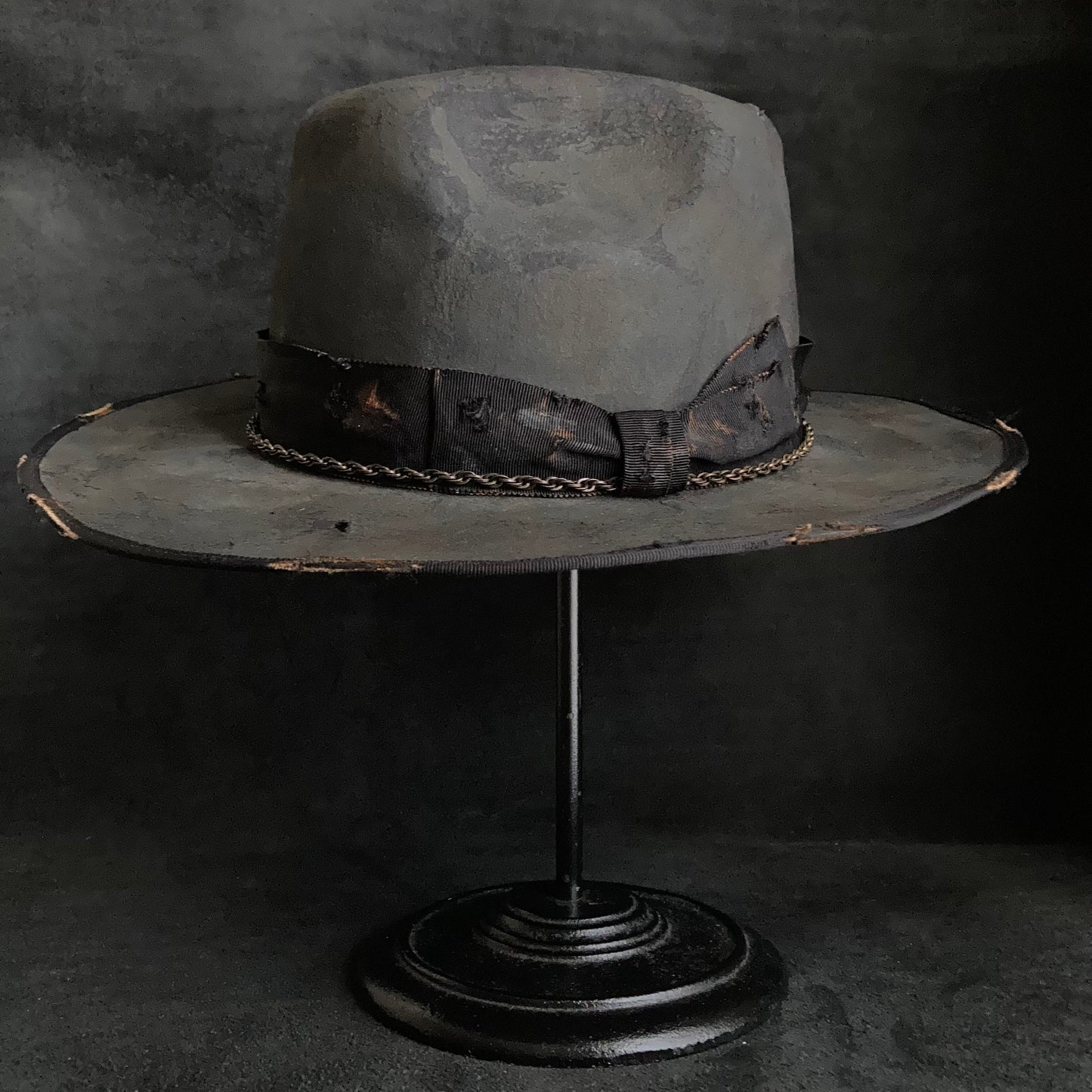 Charcoal darkness rich western hat