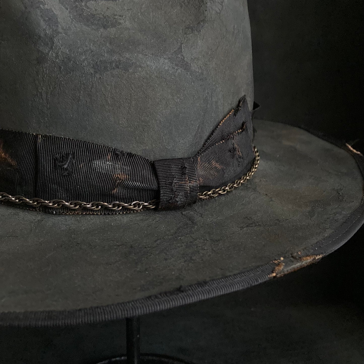 Charcoal darkness rich western hat