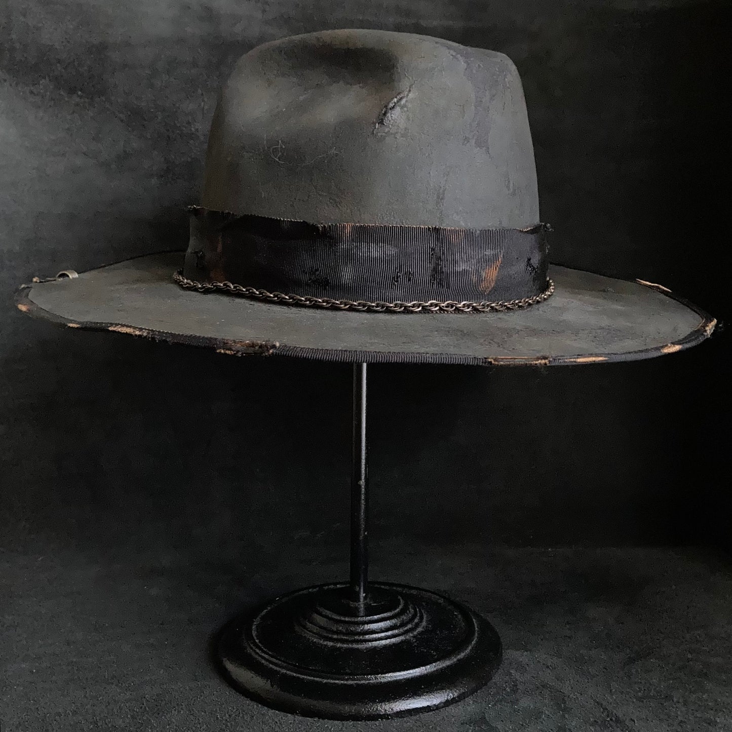 Charcoal darkness rich western hat