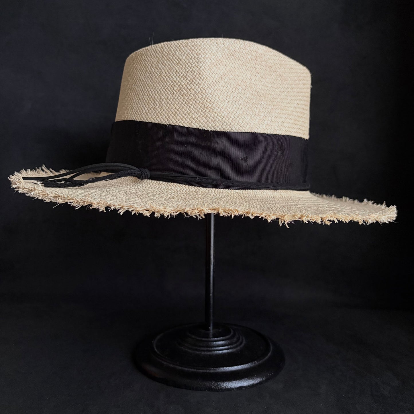 Old history natural panama hat